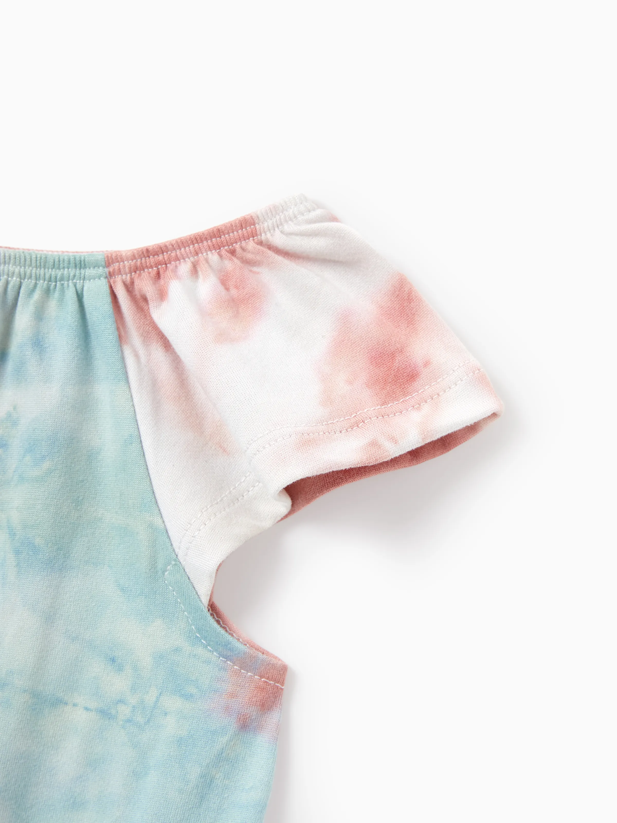 Mommy and Me Matching Tie Dye Dress Set for Women, Girls & Baby Romper
 Multi-color - Image 14