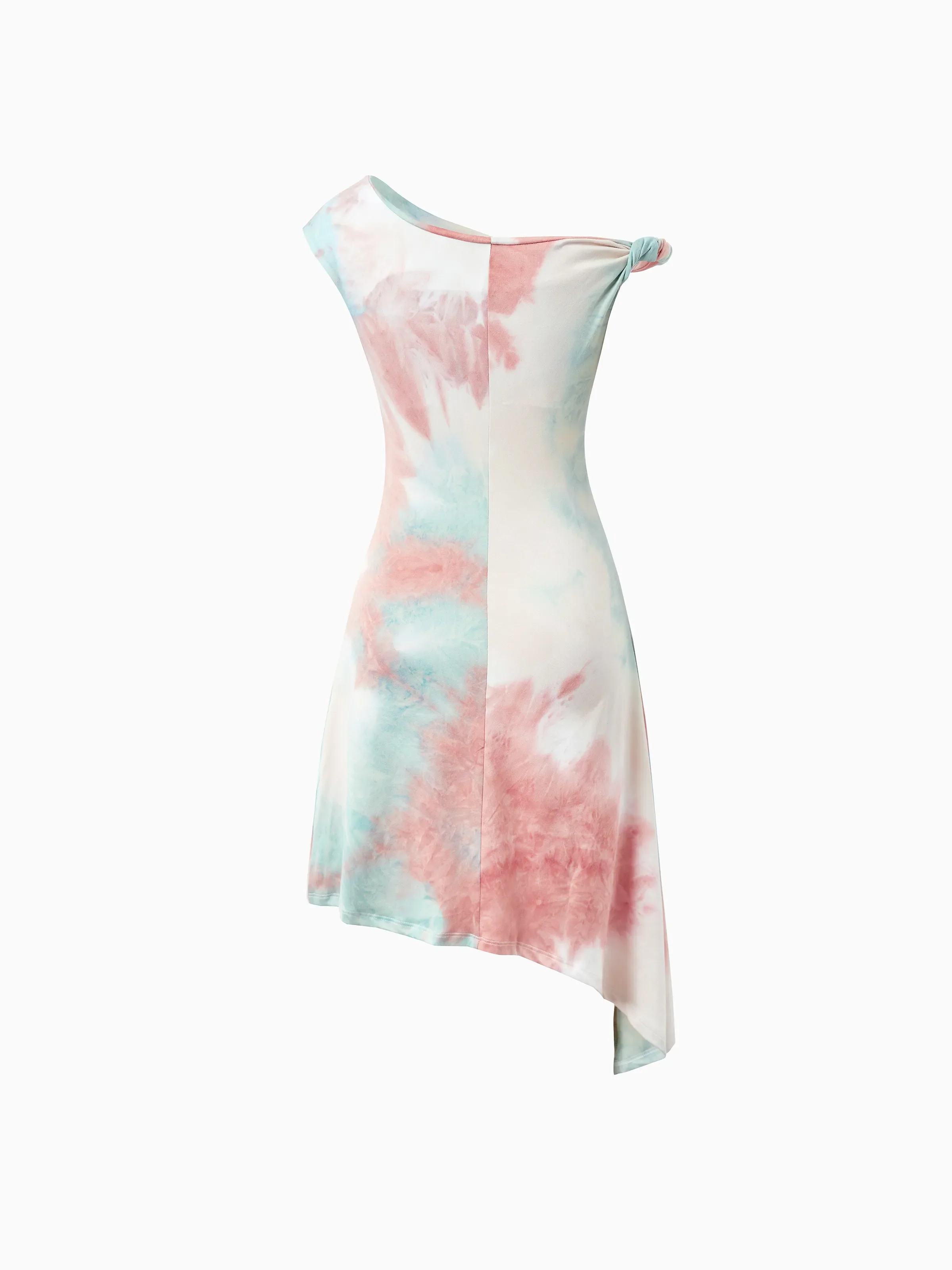 Mommy and Me Matching Tie Dye Dress Set for Women, Girls & Baby Romper
 Multi-color - Image 3