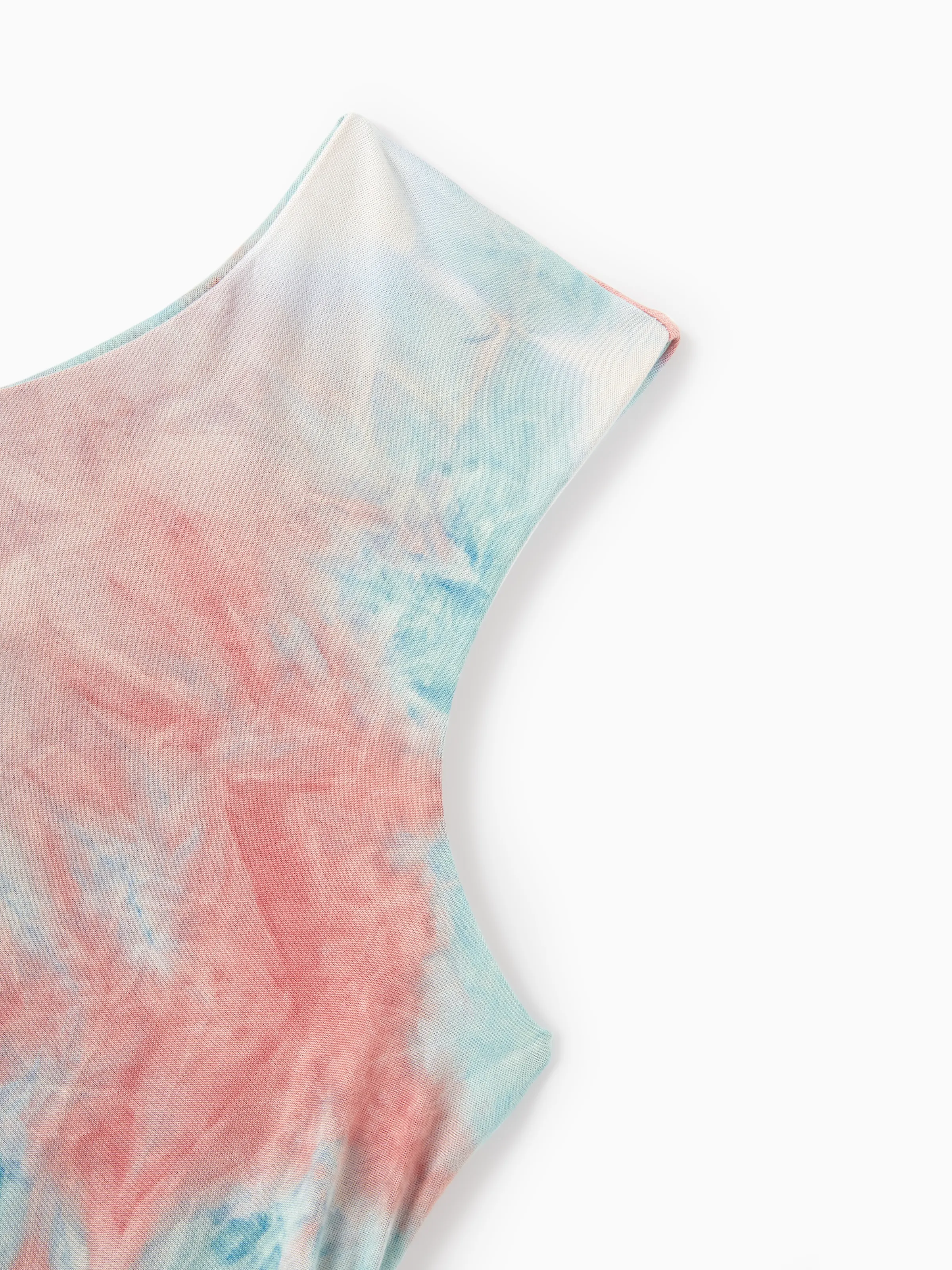 Mommy and Me Matching Tie Dye Dress Set for Women, Girls & Baby Romper
 Multi-color - Image 6