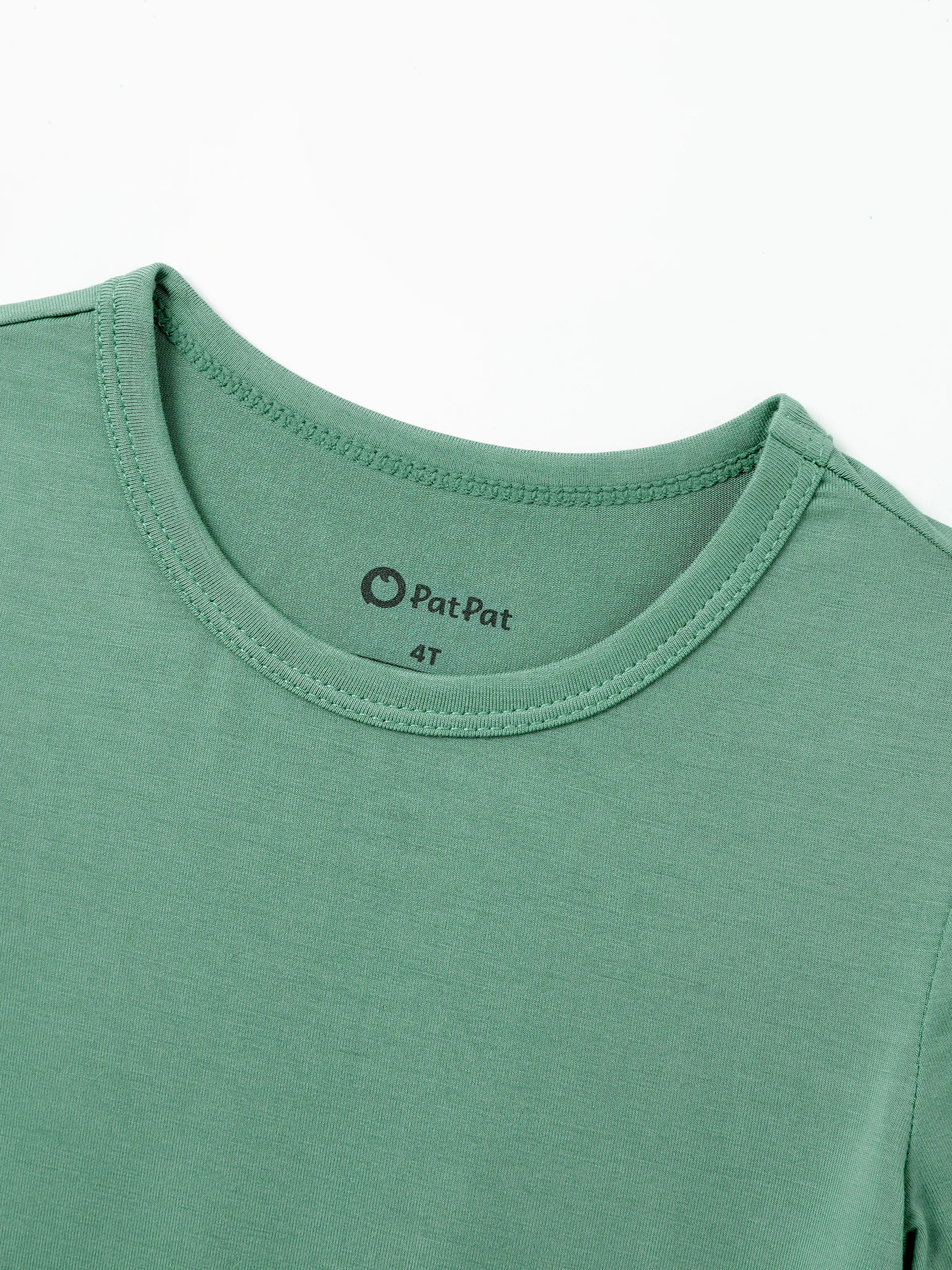 Mommy & me Bamboo Pajamas Buttery Soft Bamboo Viscose PJs for Men Women Kids Toddler Baby, Solid Color Short Sleeve Shirt & Shorts Sleepwear Green - Image 11