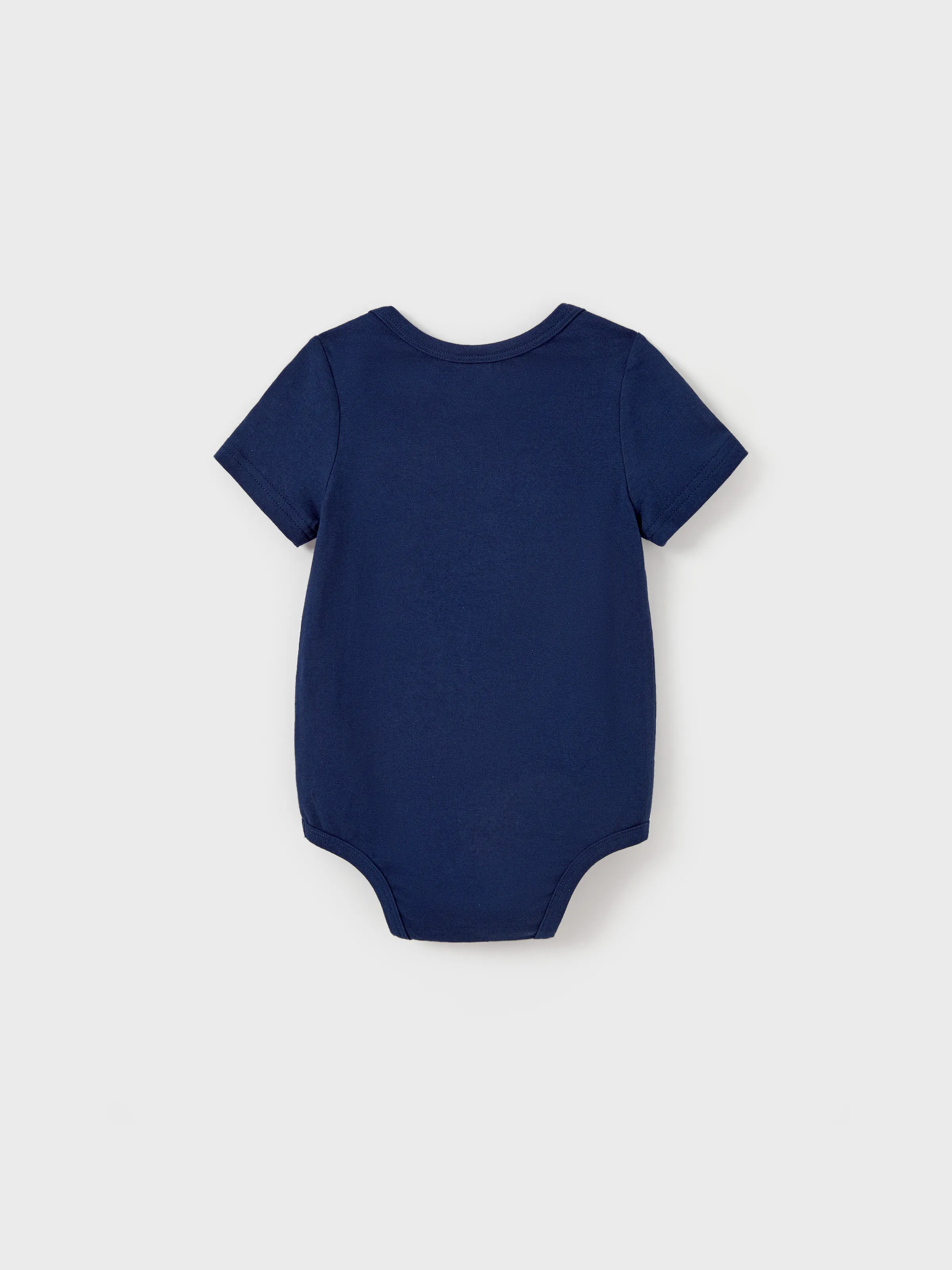 Mommy & me Cotton T-Shirt & Dress Set – Sunny Days Palm Print for Dad, Mom, Baby & Toddler, Perfect for Summer Vacations & Family Outings Tibetan blue - Image 19