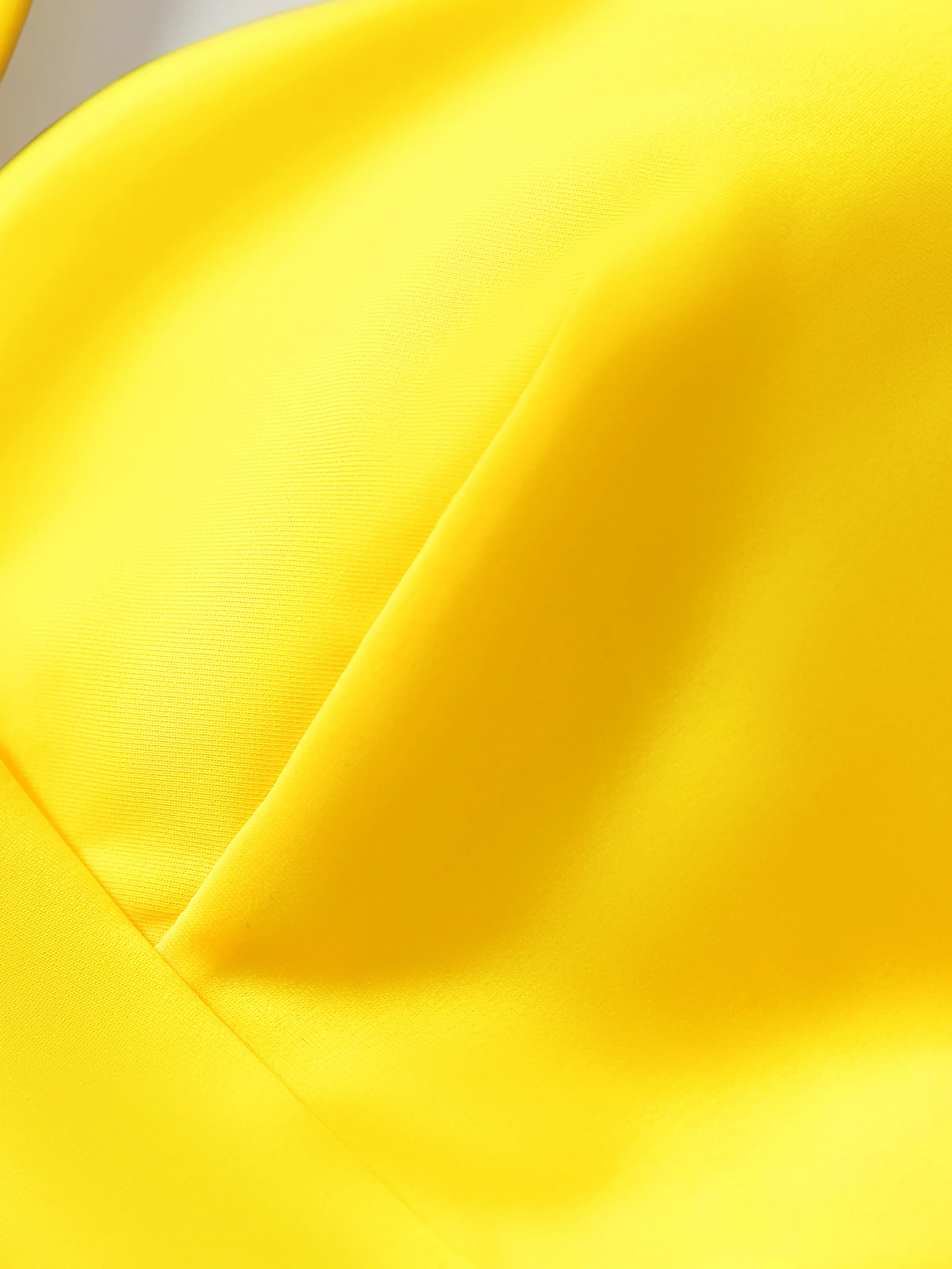 Mommy & me Yellow Leaf Print Ruched Flutter Sleeve Bikini with Optional Swim Cover Up Yellow - Image 7