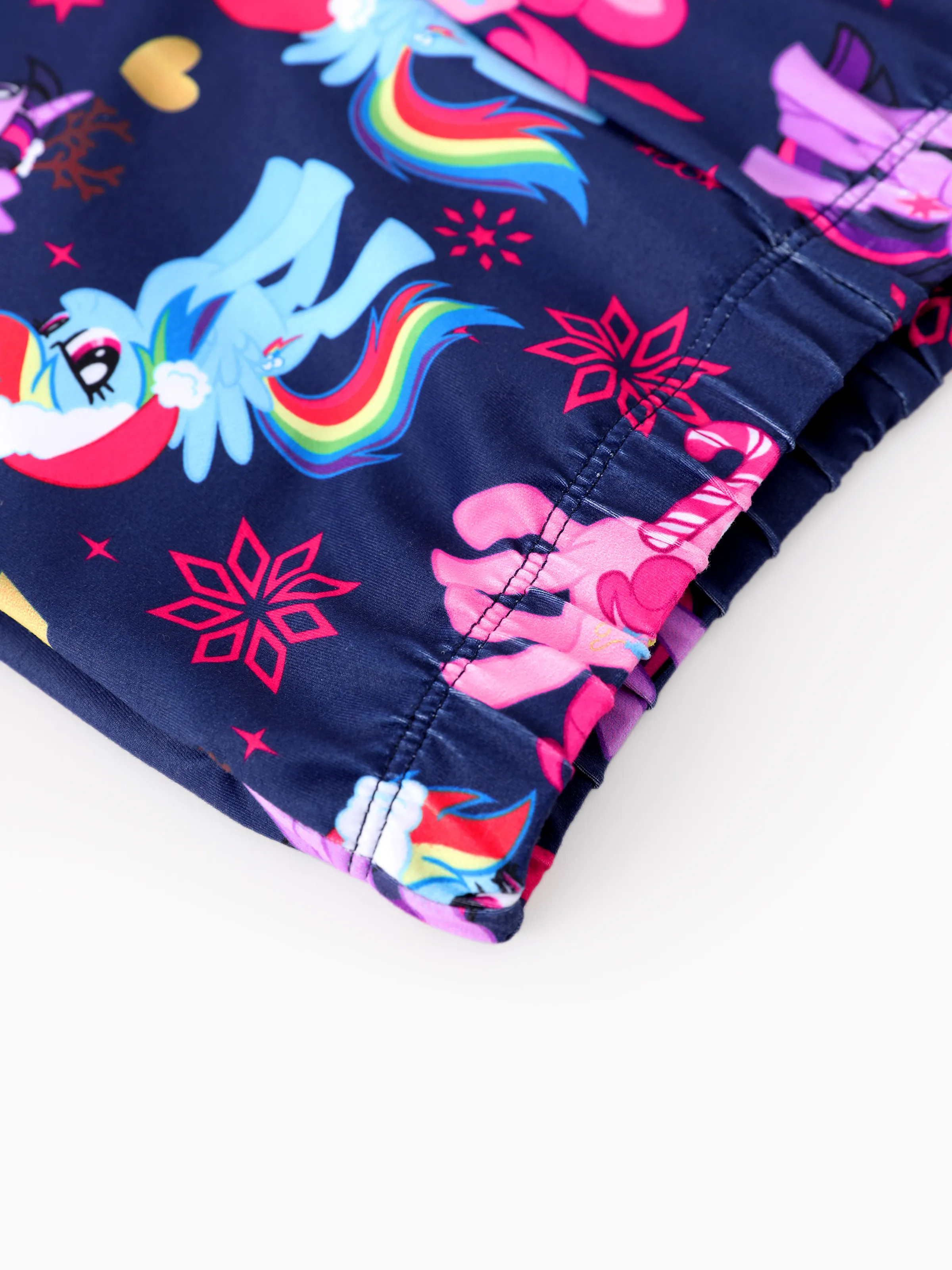 My Little Pony Toddler Girl 2pcs Ruffled Sweatshirt and Flared Leggings Set Hot Pink - Image 8
