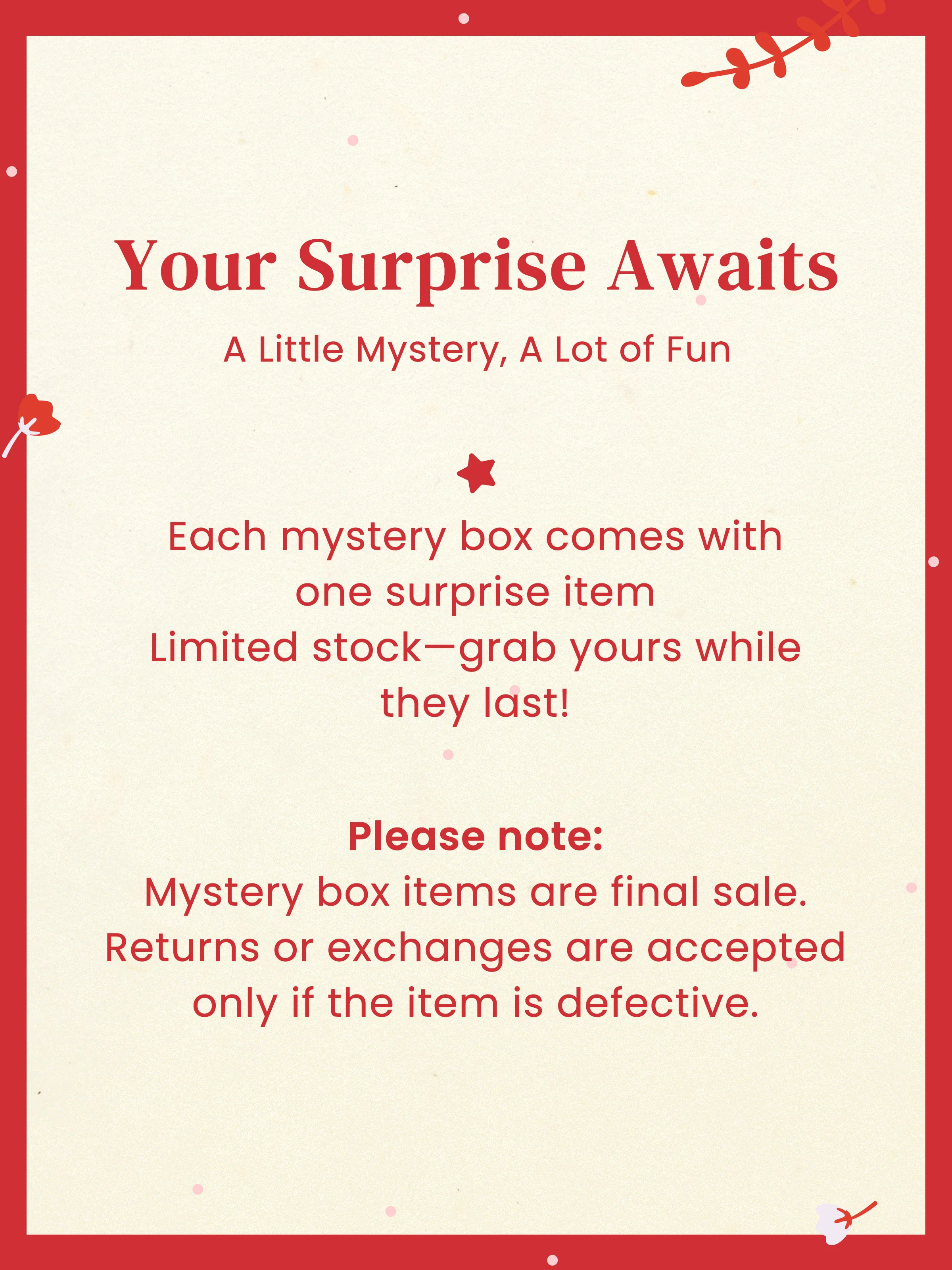 Mystery Box - Buy 2 Get 10% Off, Buy 3 Get 20% Off - Image 2