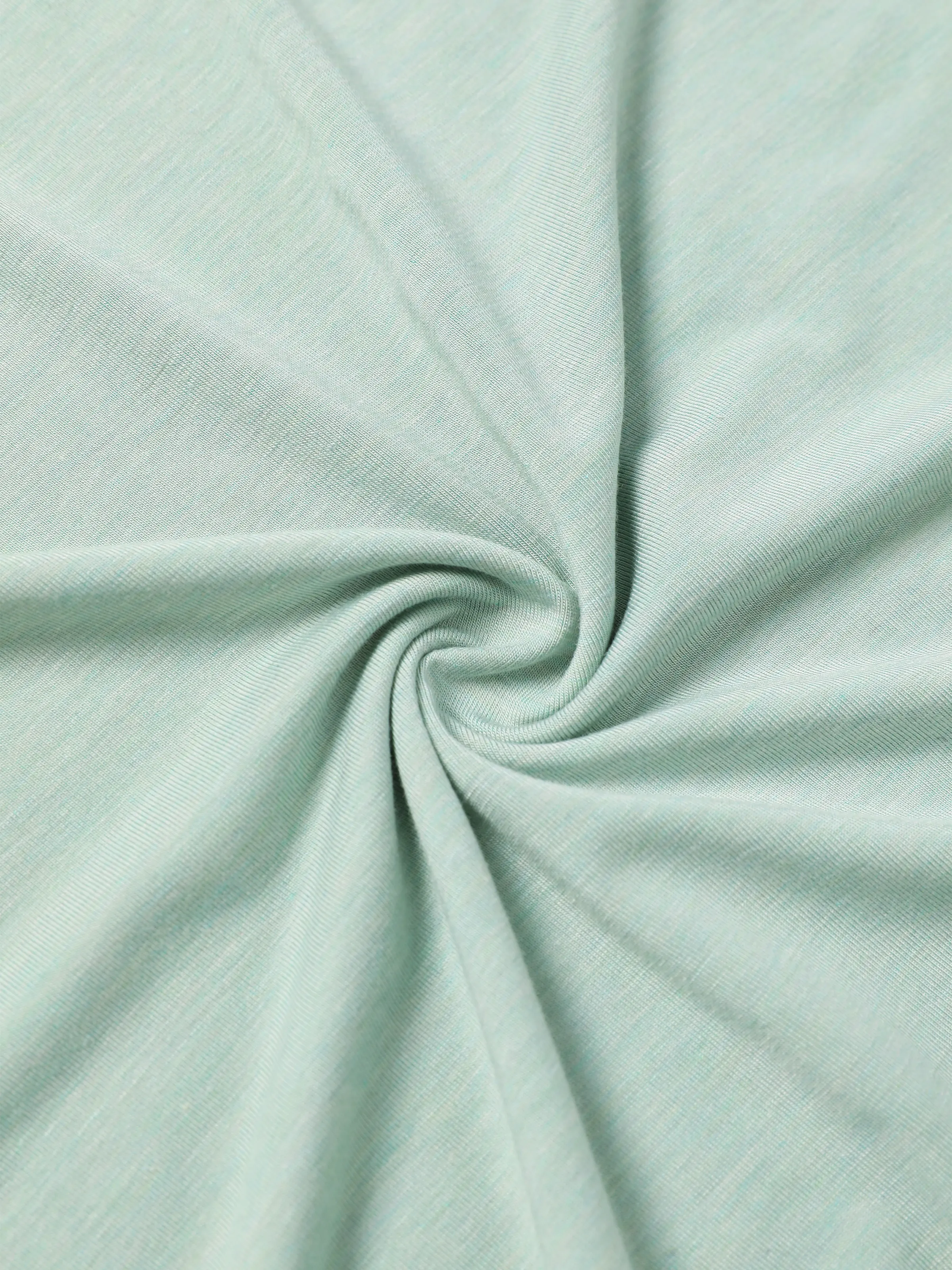 Newborn Bamboo Set for Mom & Baby Ultra Soft Bamboo Robe for Mom, Swaddle Blanket with Hat, Breathable & Gentle for Newborn Care Mint Green - Image 6