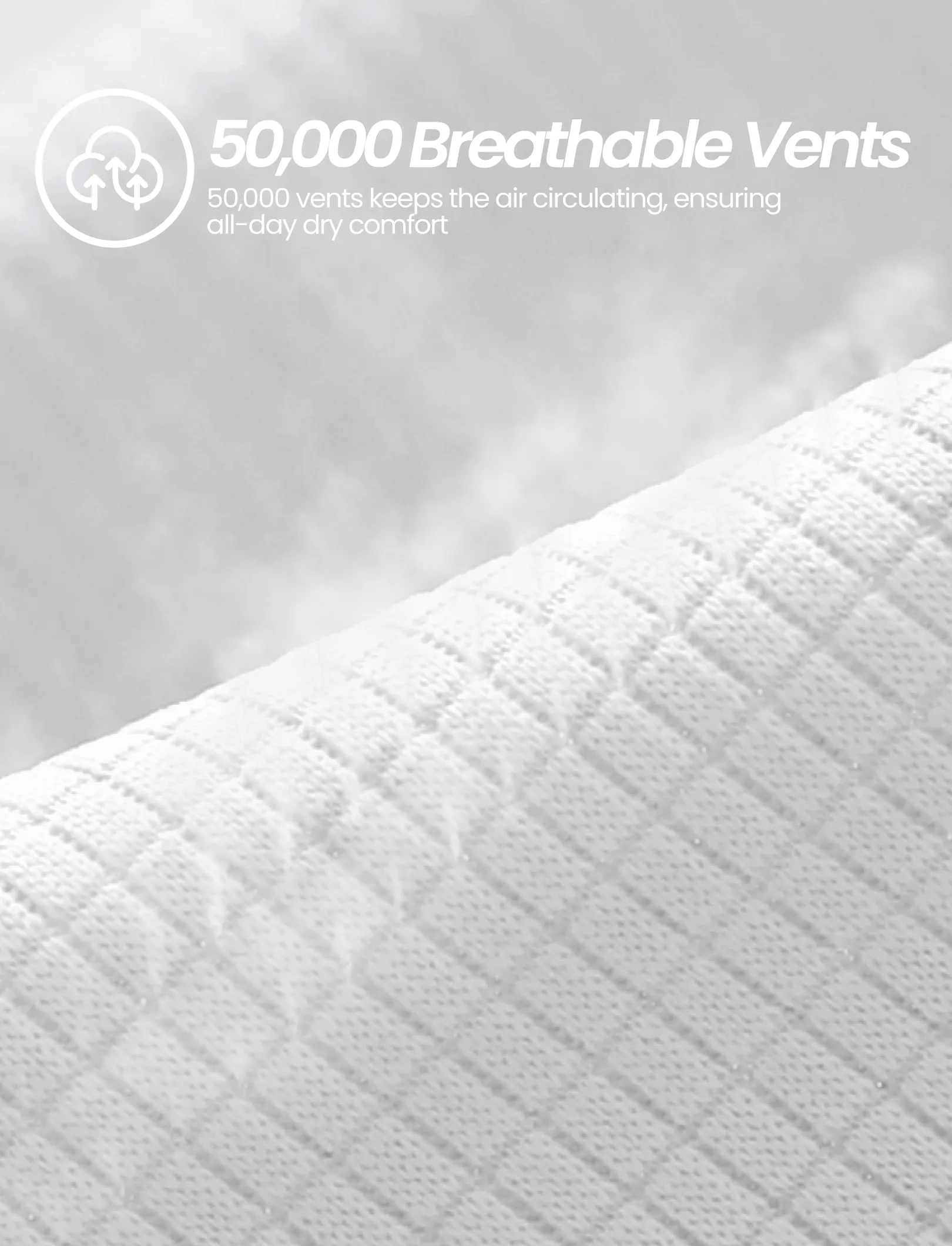 PatPat Lightflow Activewear Kid Boy Athletic Breathable Air-Grid Ultra Lightweight Short Sleeve T-Shirt White - Image 4