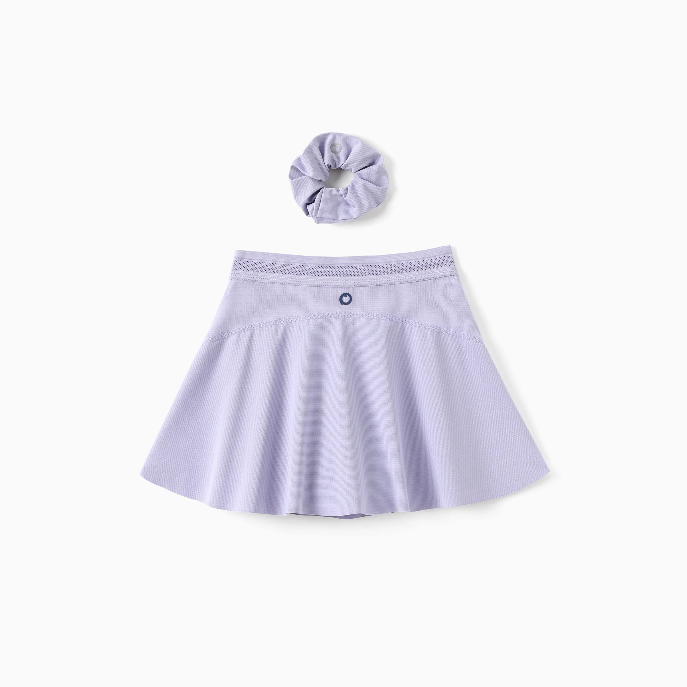 PatPat Rapidair activewear Kid Girl Athletic 2 in 1 Tennis Skort with Bamboo Viscose Shorts & Pocket Light Purple - Image 2