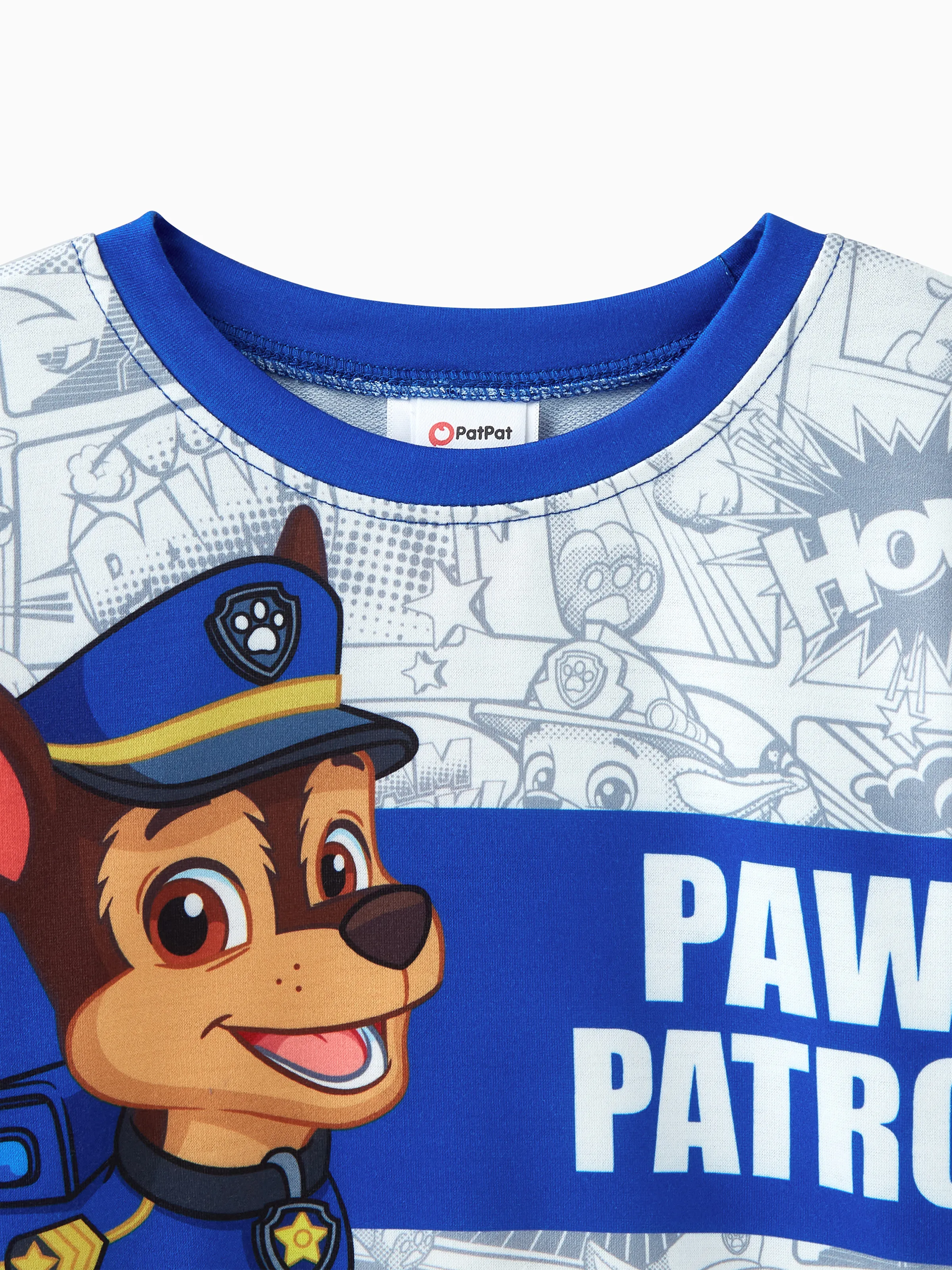 PAW Patrol 2pcs Toddler Boy Chase Pullover Sweatshirt with Pants Set Blue - Image 3