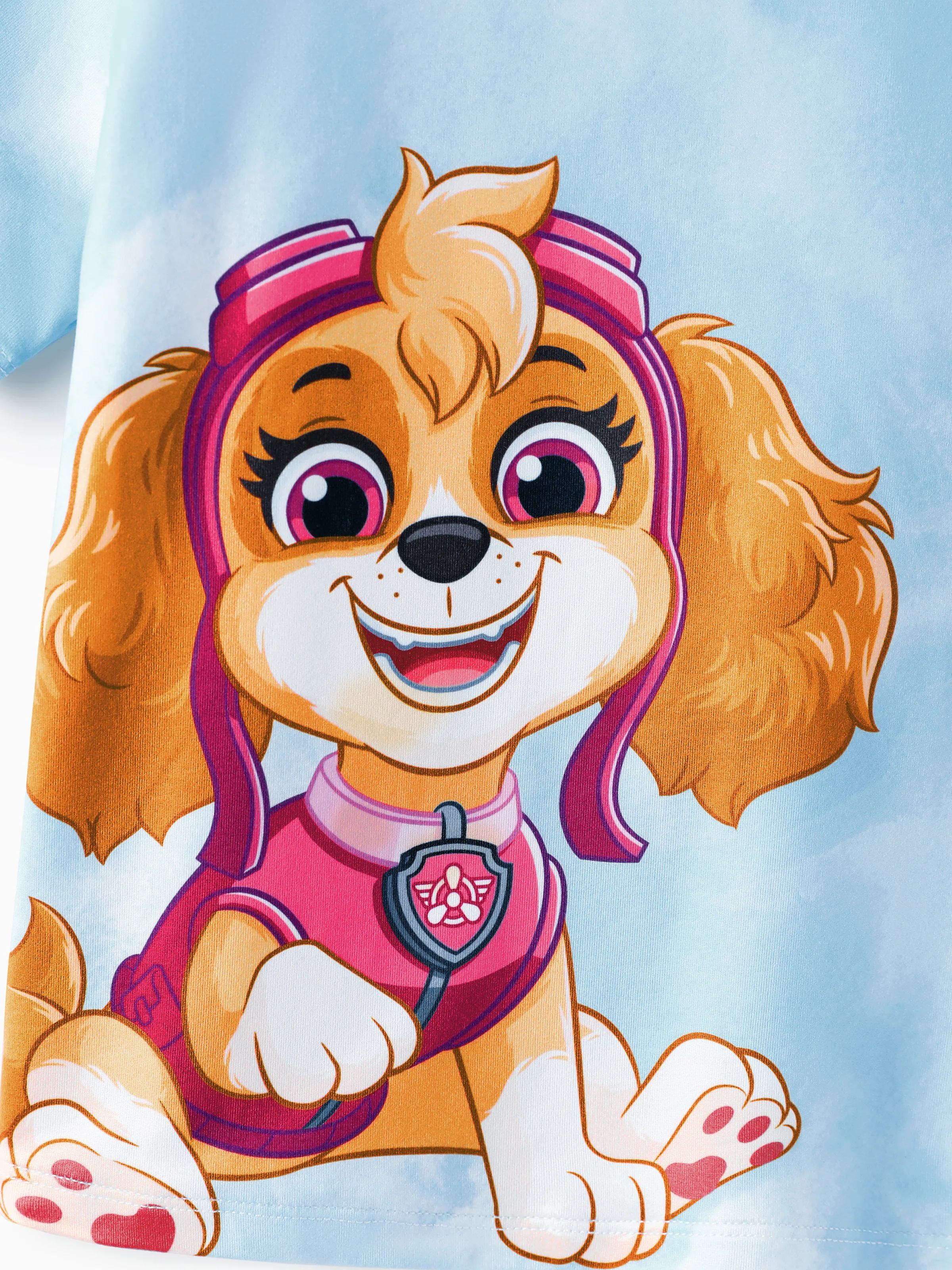 PAW Patrol Daddy & Daughter Casual Tie-dye Printed Tee Multi-color - Image 15