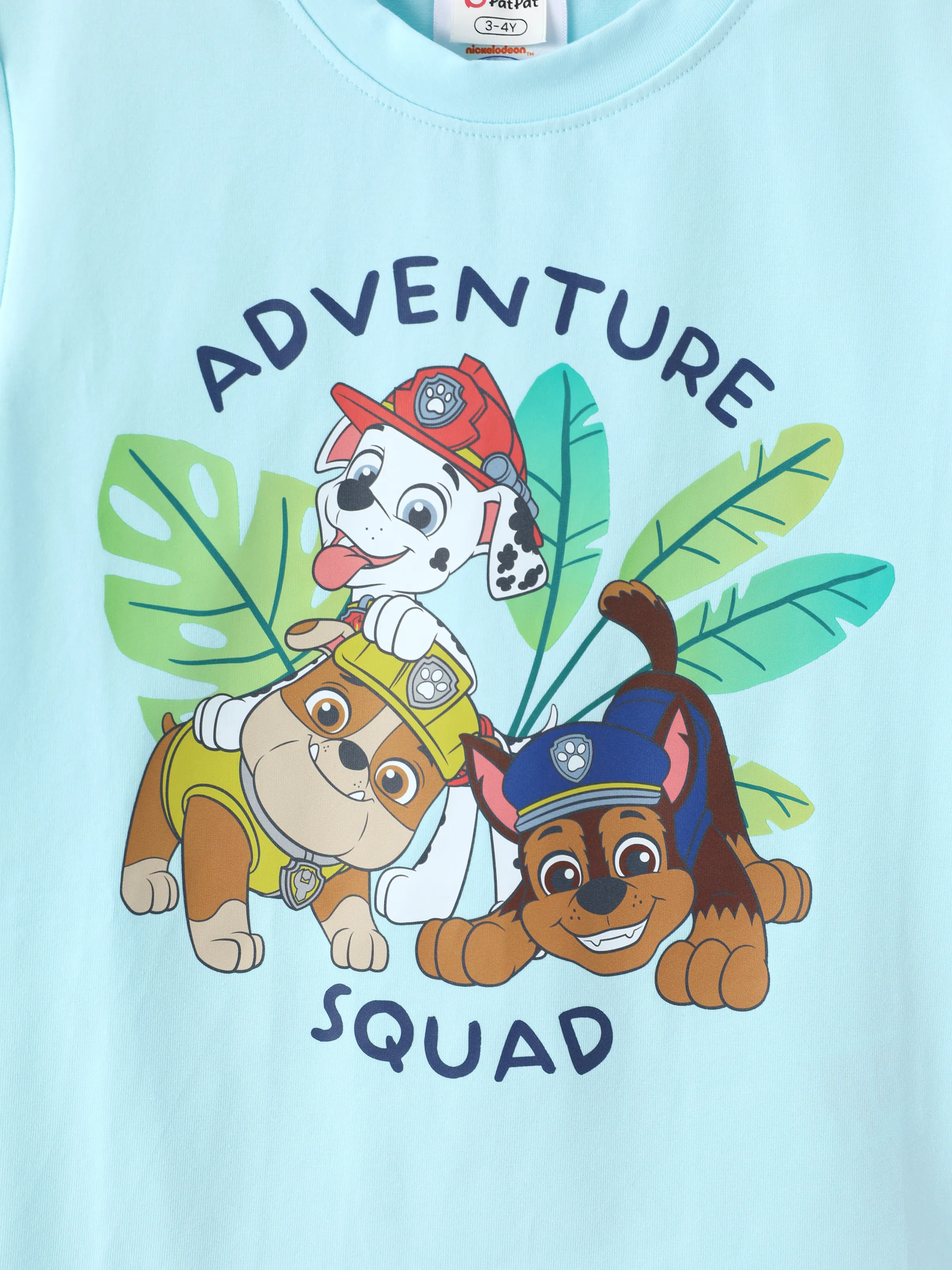 PAW Patrol Daddy & Son Floral Dress/ Cotton Top Turquoise - Image 15