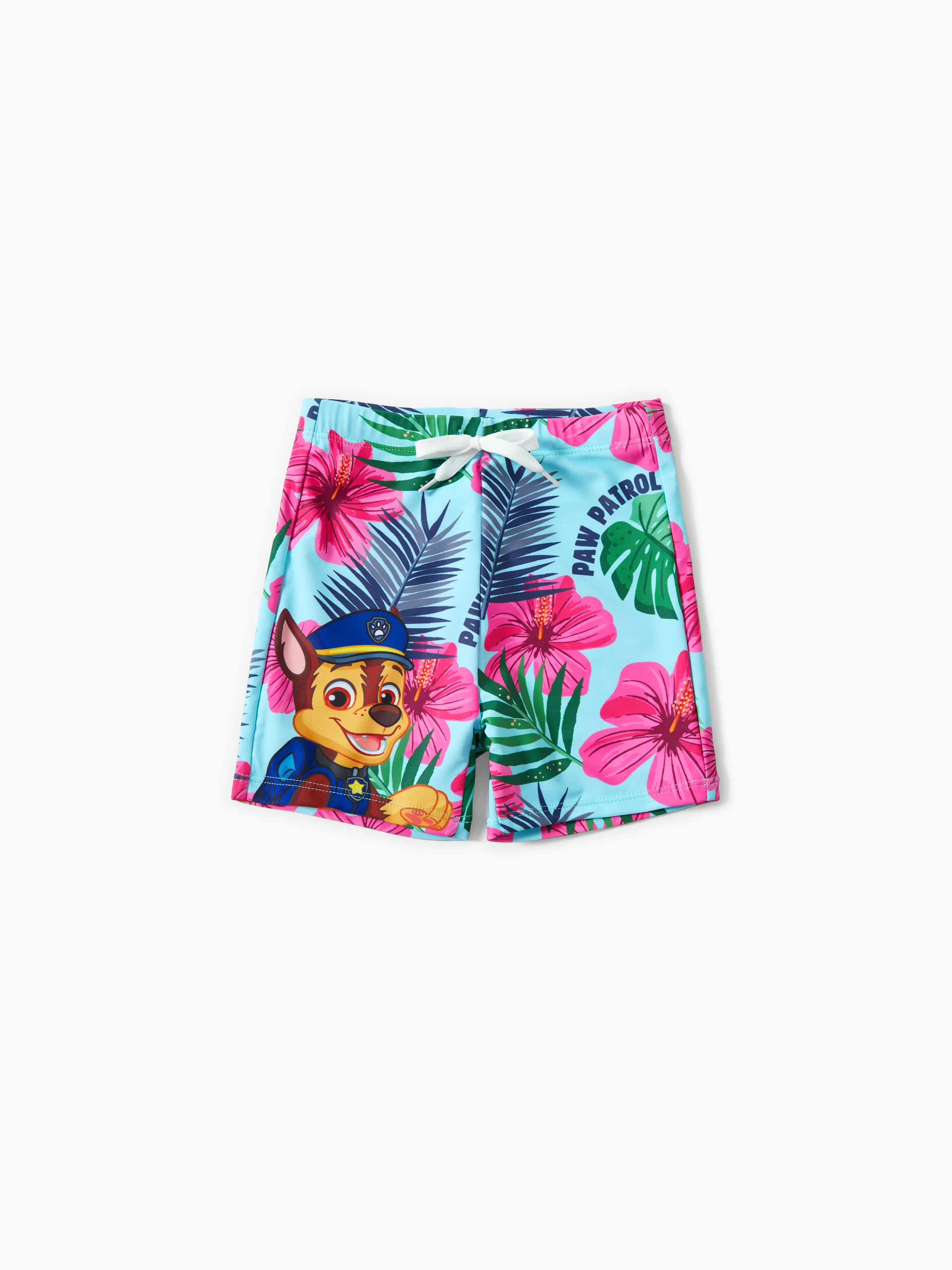 PAW Patrol Daddy & Son Large Flower All-over Print Swimsuit Roseo - Image 7