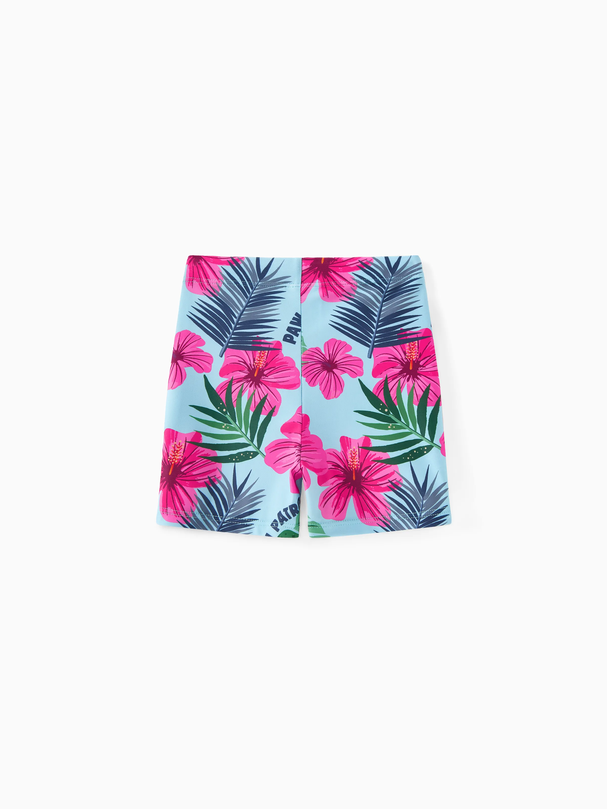 PAW Patrol Daddy & Son Large Flower All-over Print Swimsuit Roseo - Image 8