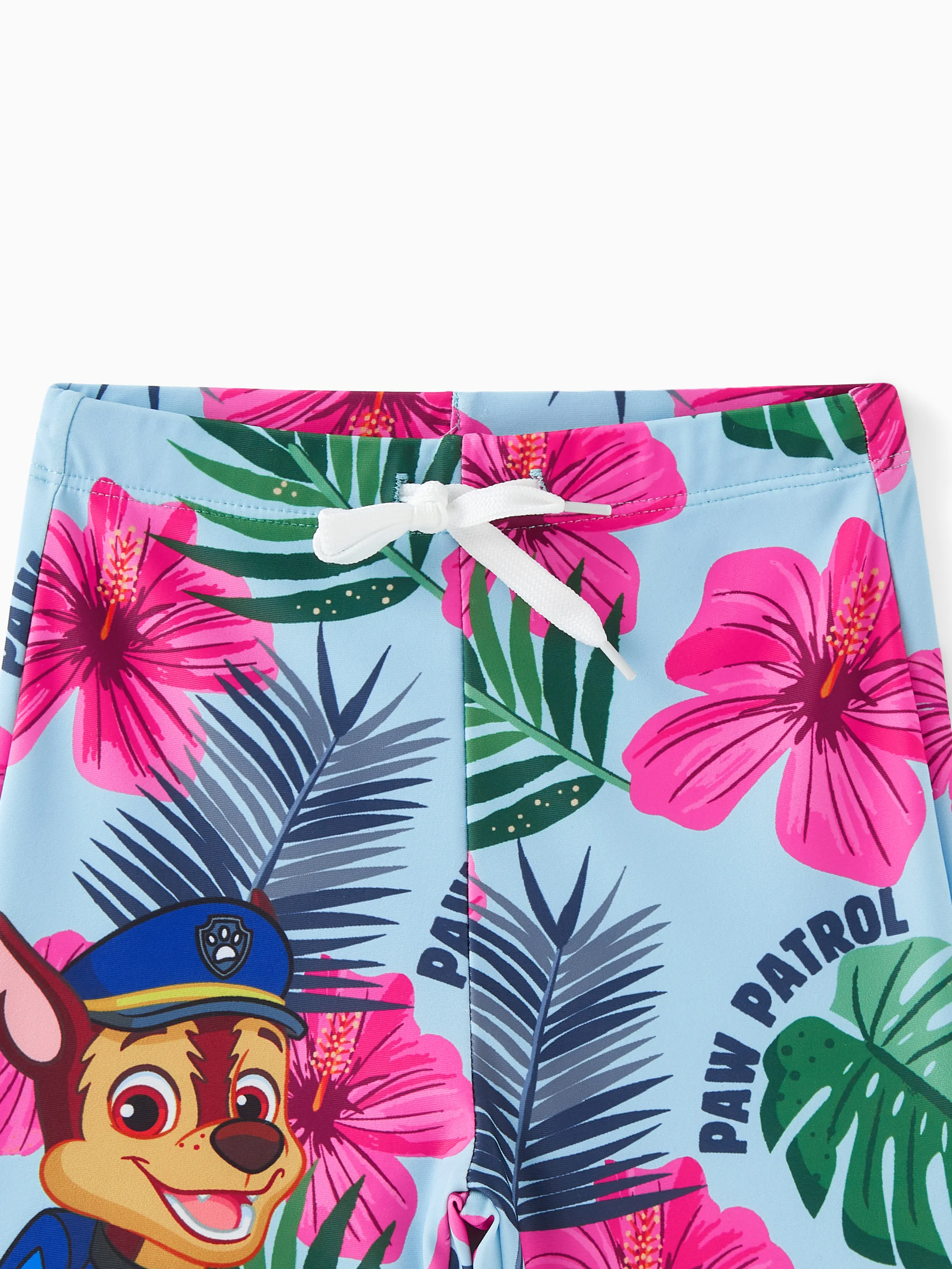 PAW Patrol Daddy & Son Large Flower All-over Print Swimsuit Roseo - Image 9