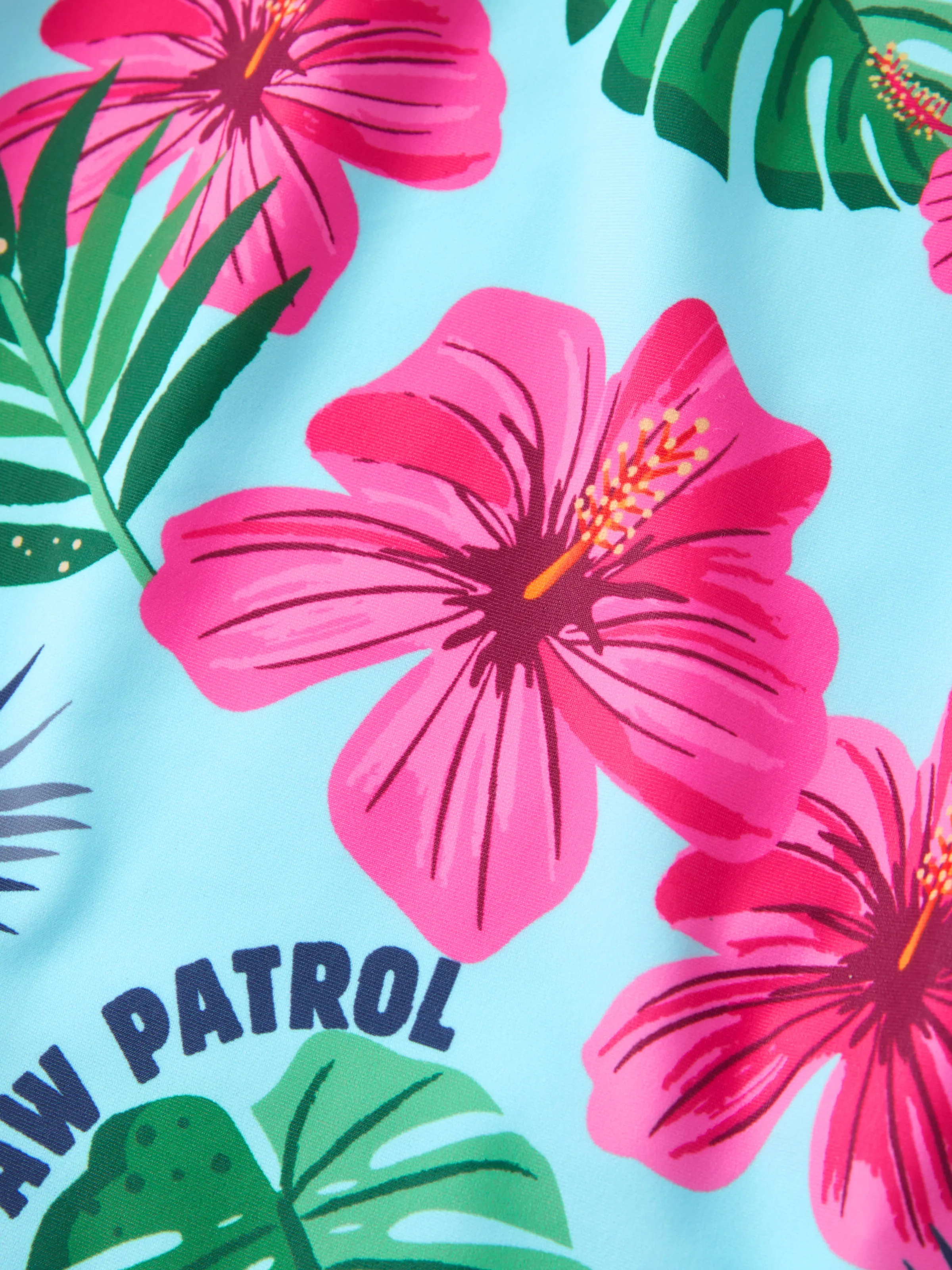 PAW Patrol Family Matching Chase Large Flower All-over Print Swimsuit Roseo - Image 12