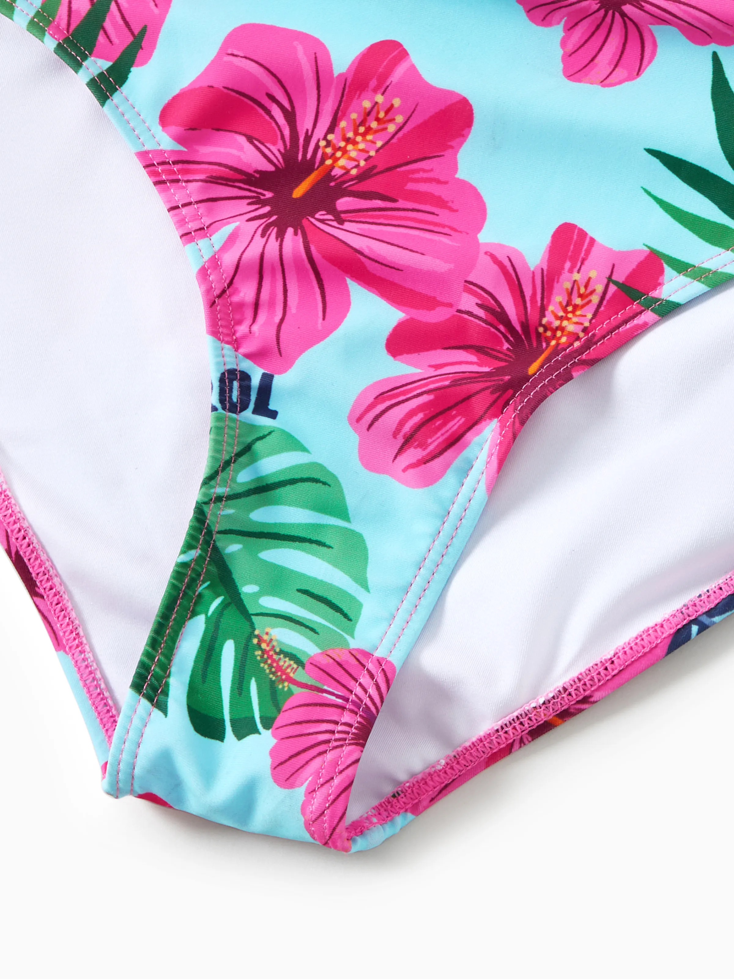 PAW Patrol Family Matching Chase Large Flower All-over Print Swimsuit Roseo - Image 5