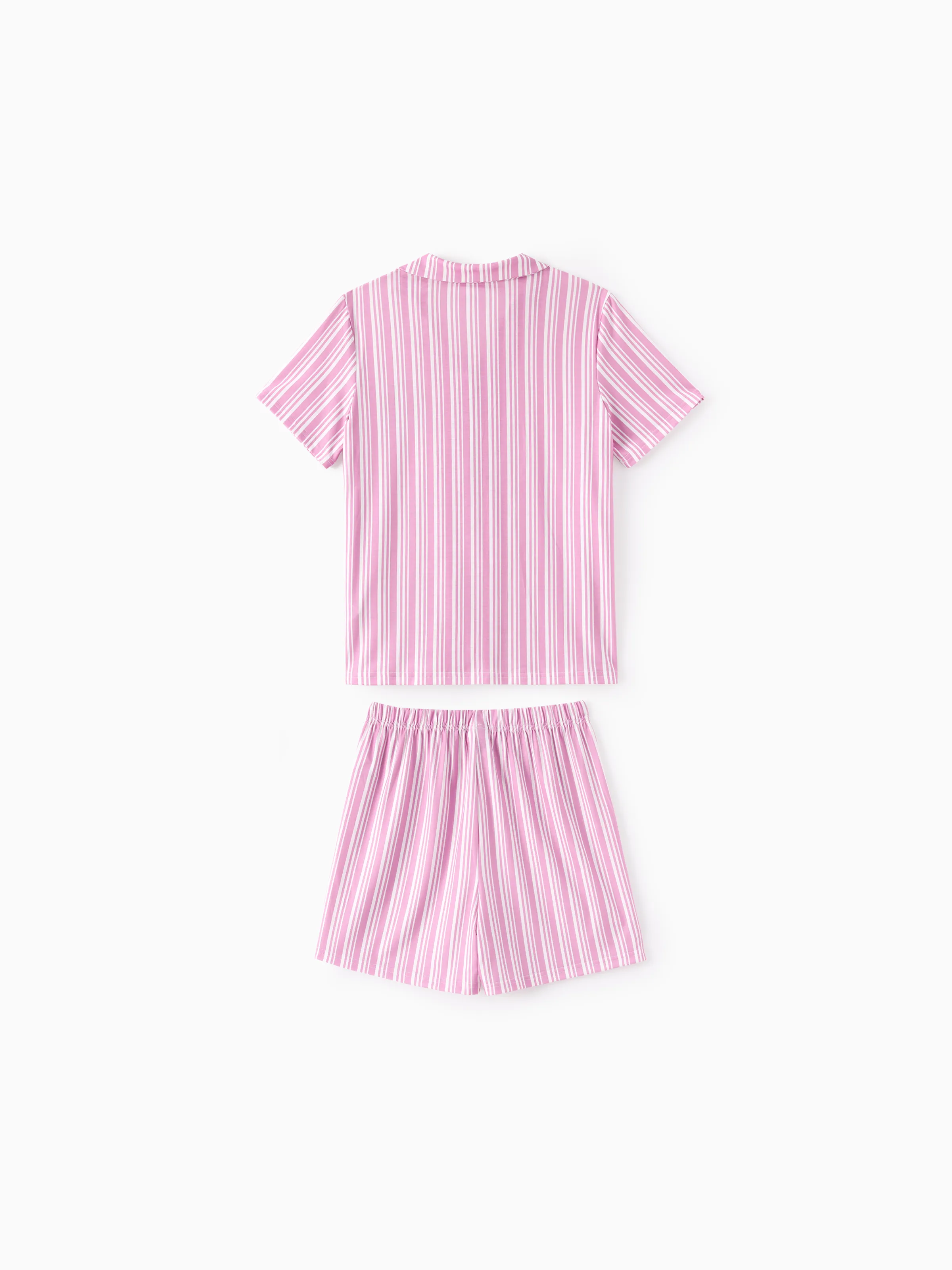 PAW Patrol Matching Family Casual Stripe Lapel Pajamas Sets with Flame Resistant Color block - Image 3