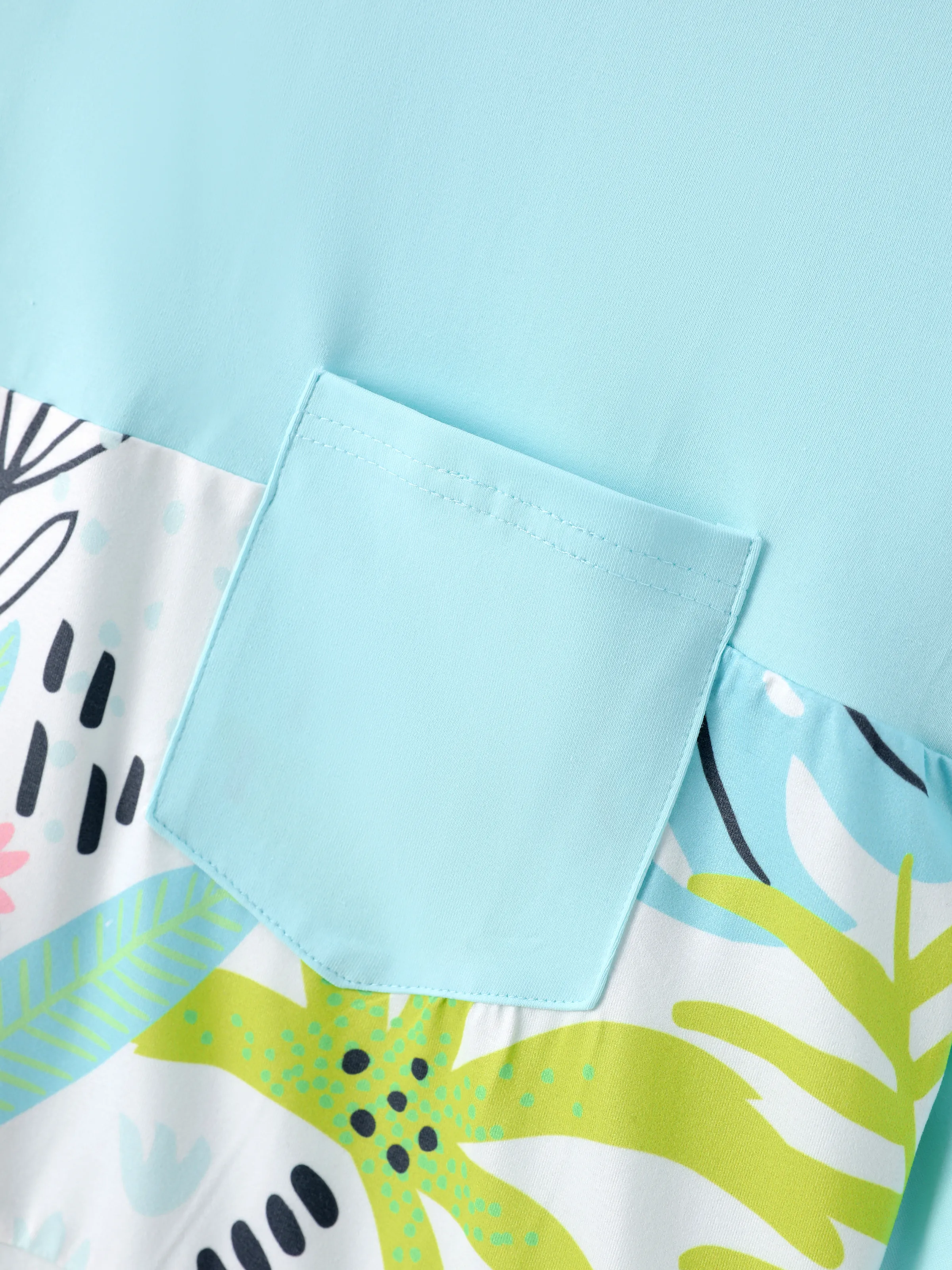 PAW Patrol Matching Family Floral Dress with Built-in Shorts & Pockets/ Cotton Top Turquoise - Image 31