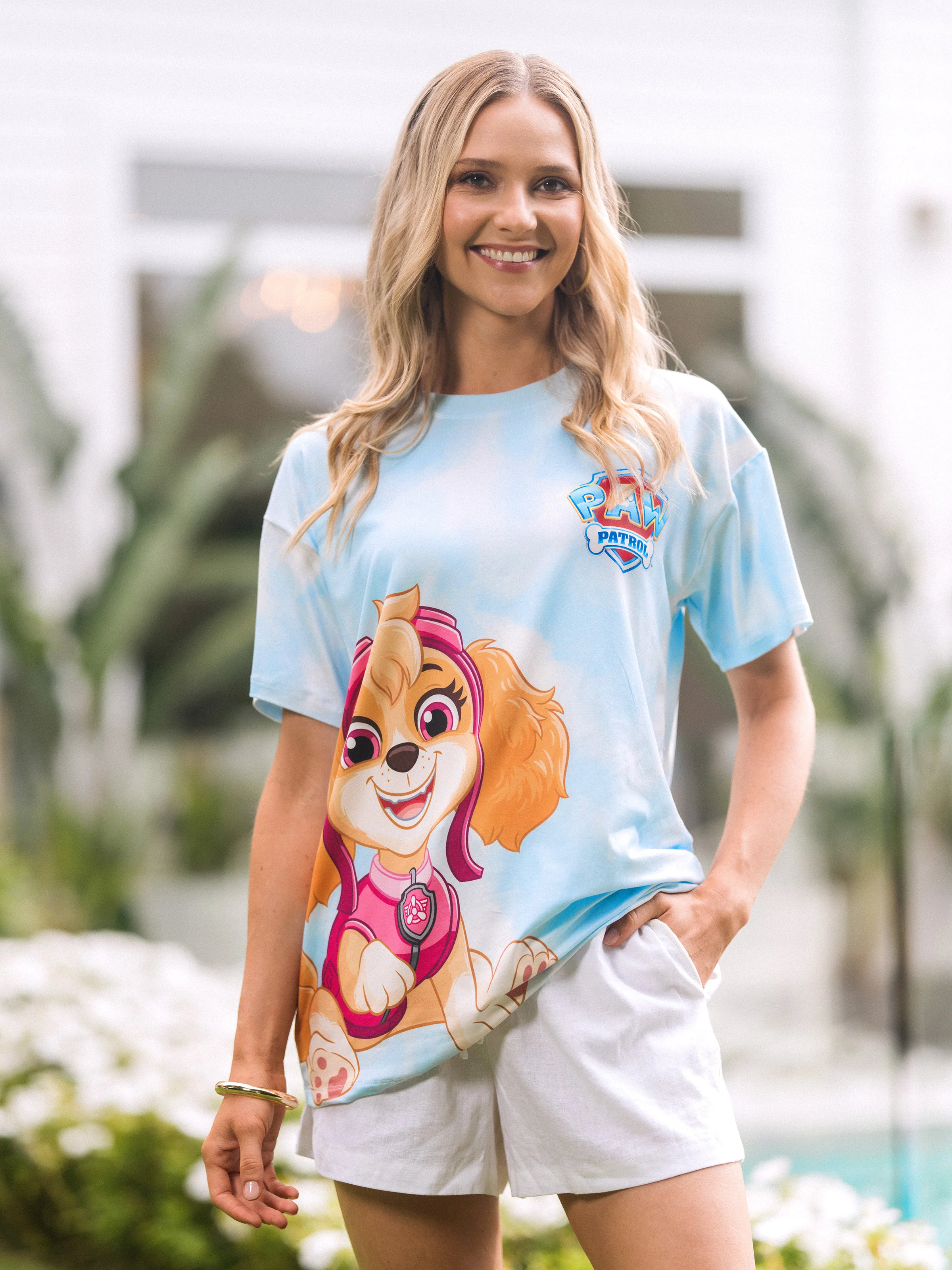 PAW Patrol Matching Family Casual Tie-dye Printed Tee Multi-color - Image 3