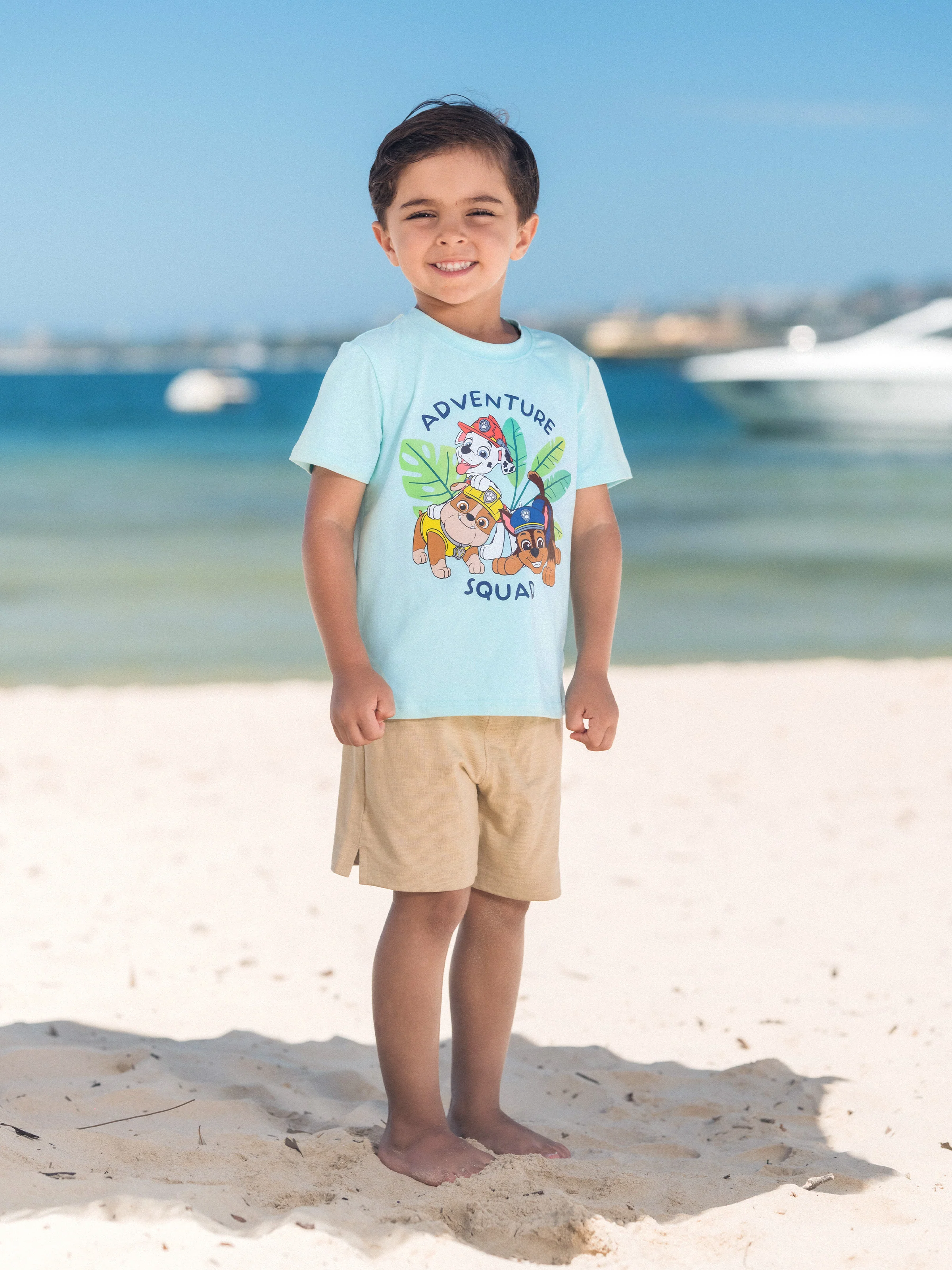 PAW Patrol Daddy & Son Floral Dress/ Cotton Top Turquoise - Image 11