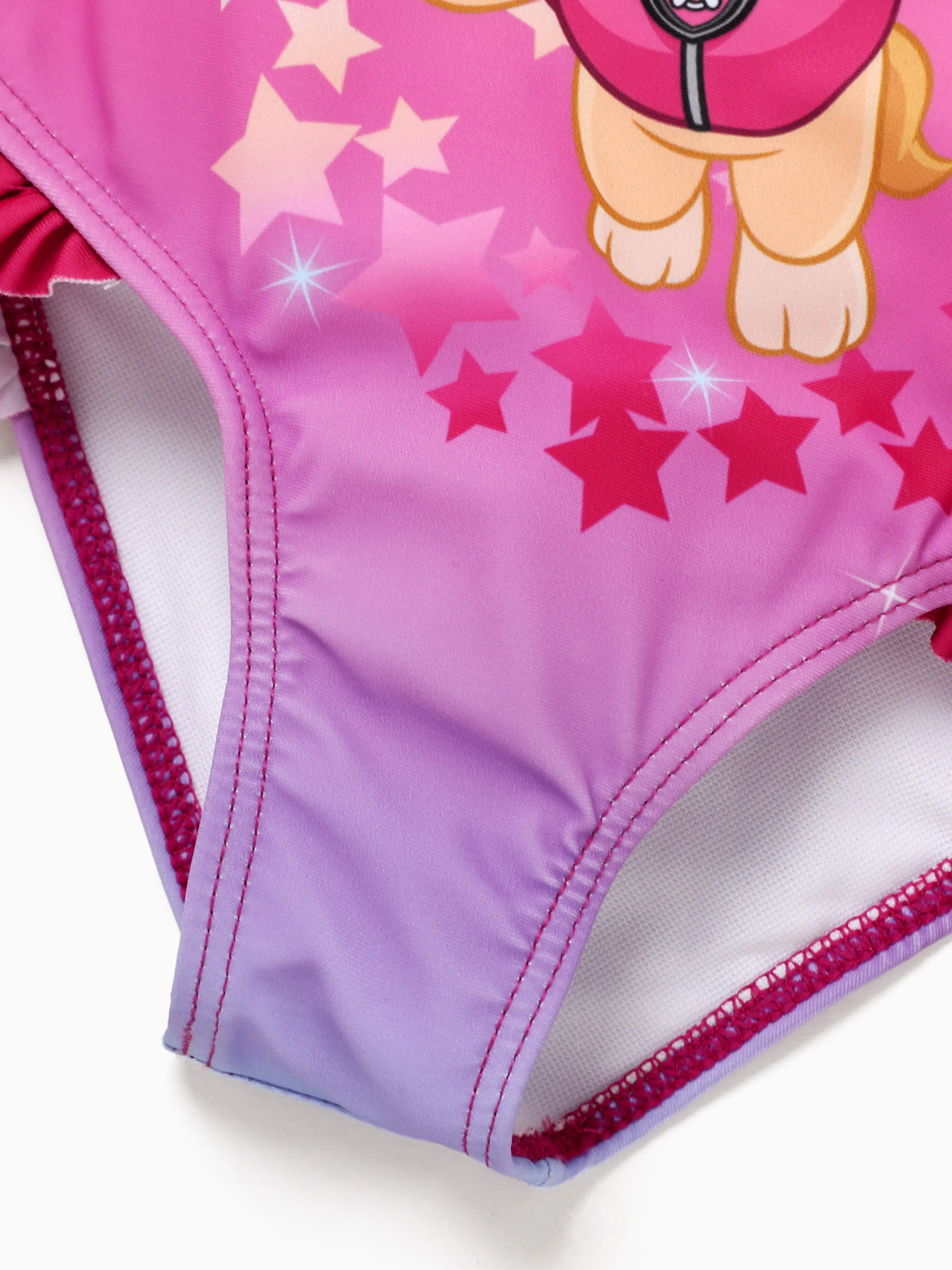 PAW Patrol Sweet Toddler Girl Skye Swimsuit with Slanted Shoulder Roseo - Image 6