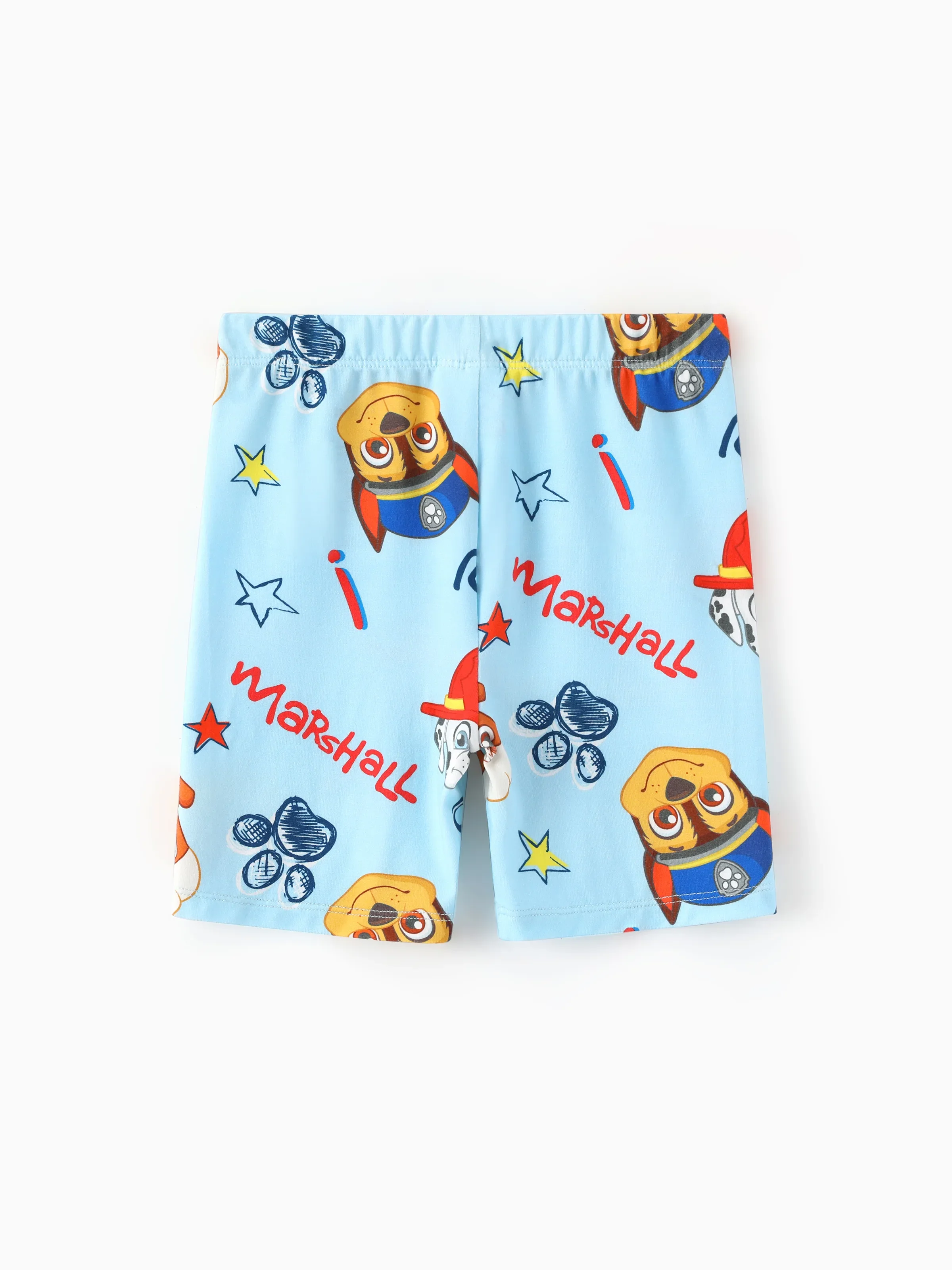 PAW Patrol Toddler Boy Rubble/Marshall 3-Piece Bamboo Pajama Set 2-in-1 Look for 4 Seasons (Snug-Fitting) Blue - Image 9