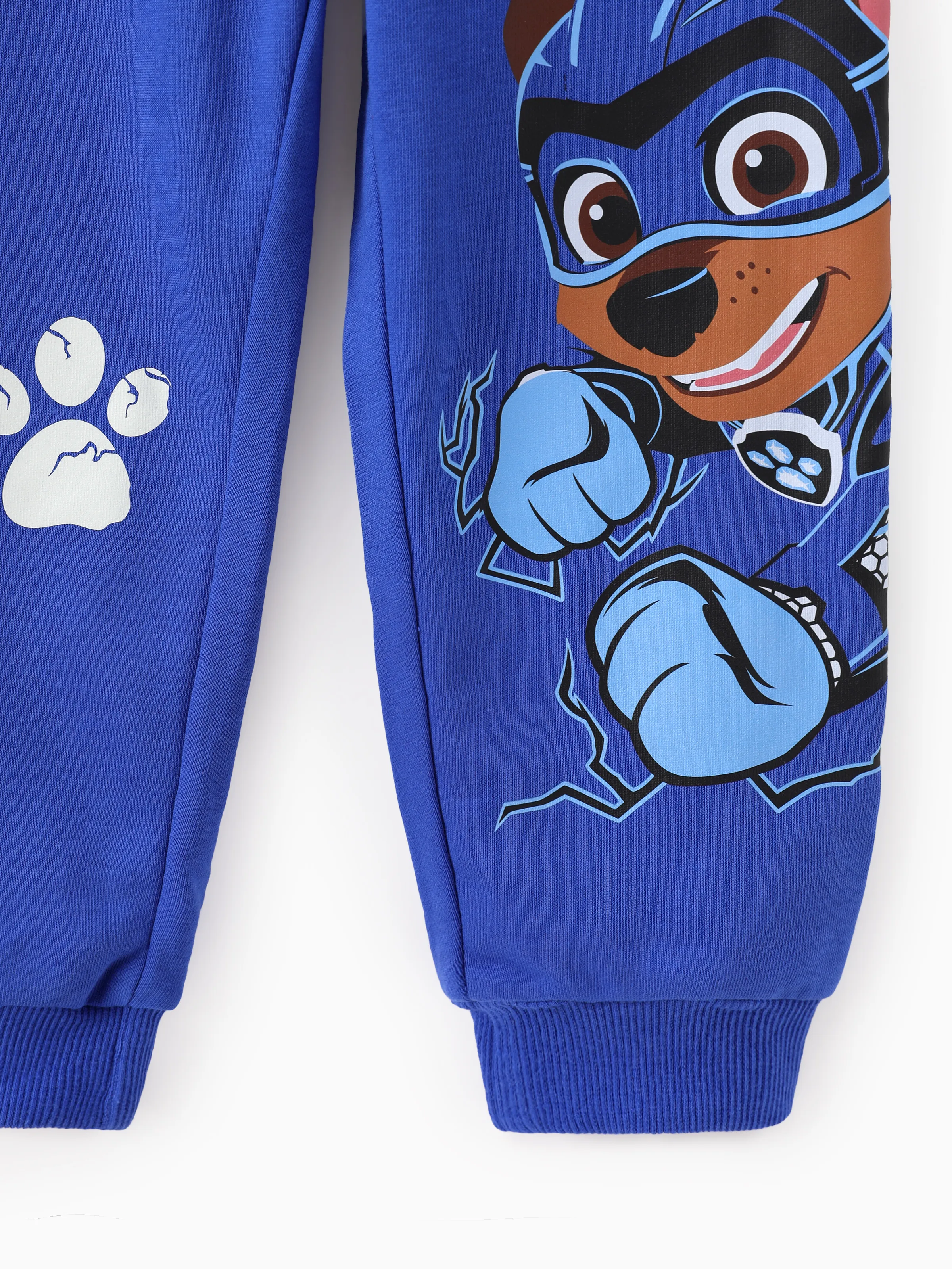 PAW Patrol Toddler Boy 2pcs Chase Glow in the Dark Sweatshirt and Pants Set Blue - Image 8