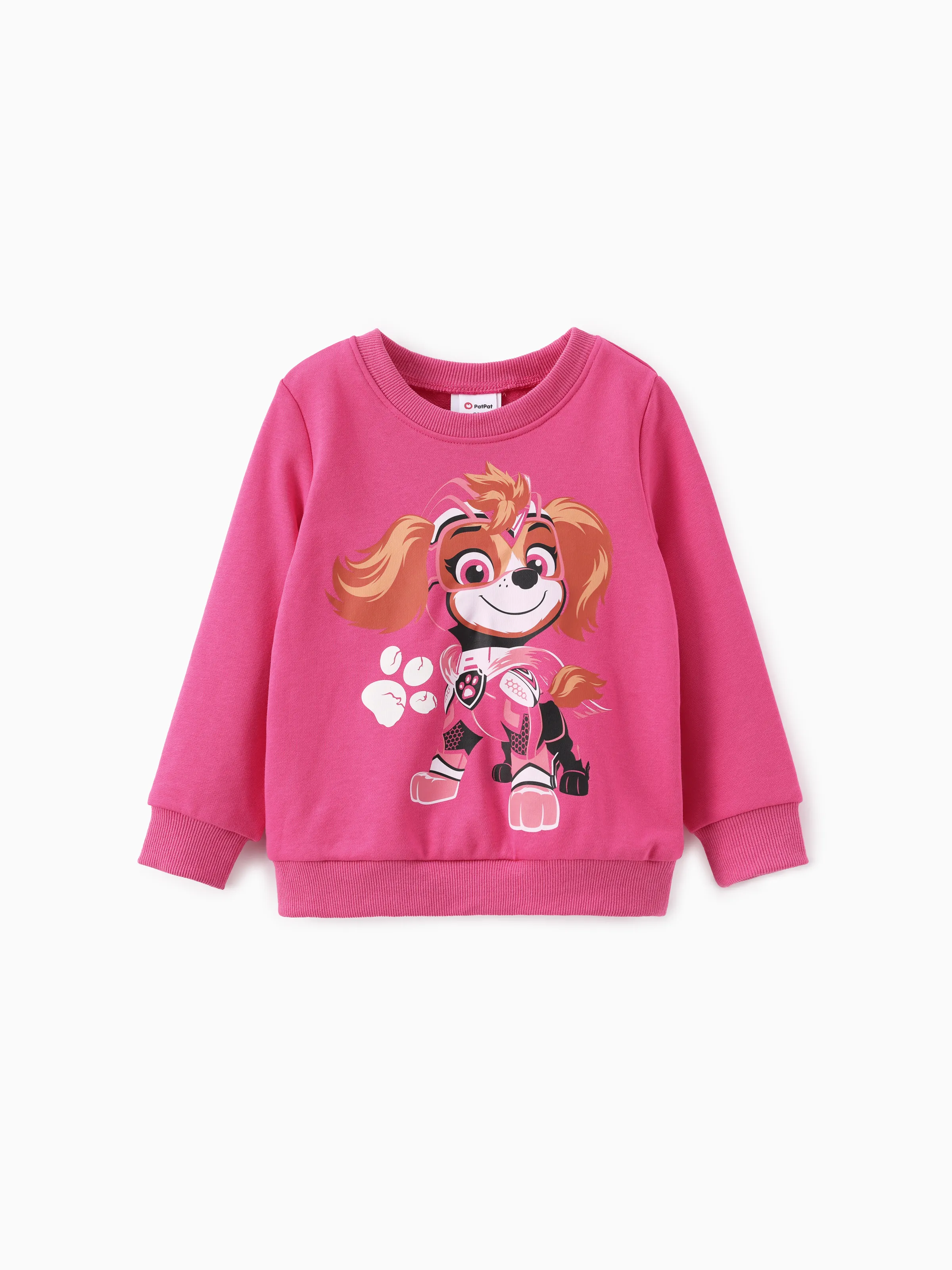 PAW Patrol Toddler Girl 2pcs Skye Glow in the Dark Sweatshirt and Pants Set Roseo - Image 4