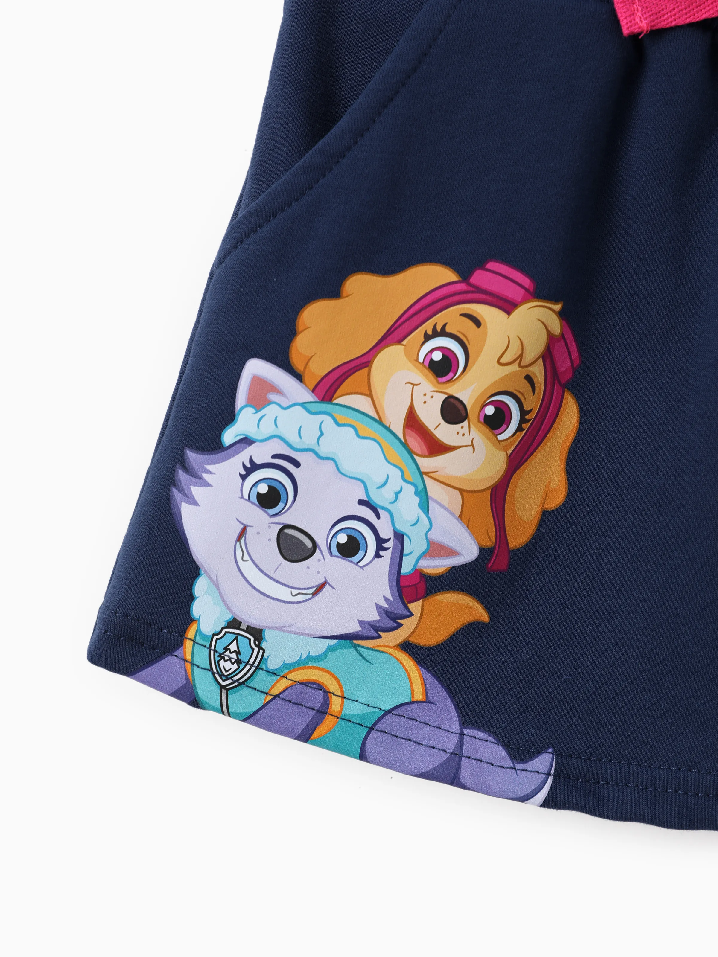 PAW Patrol Toddler Girl 1pc Skye And Everest Heart Pattern Skirtleggings Deep Blue - Image 2