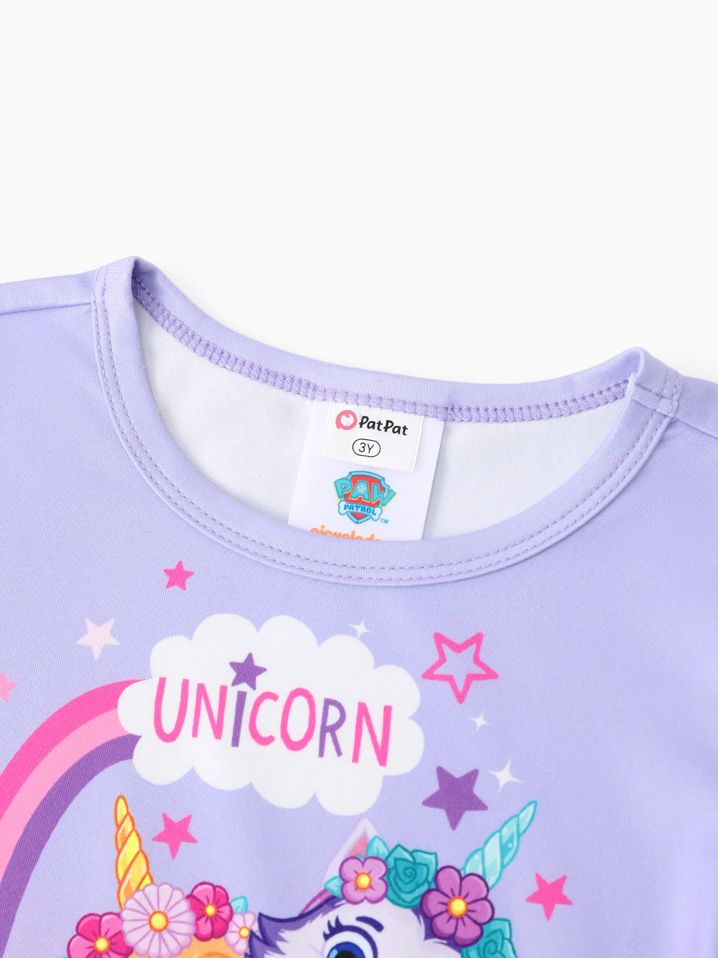 PAW Patrol Toddler Girl Skye Everest Gradient Ruffle-hem Dress Purple - Image 4