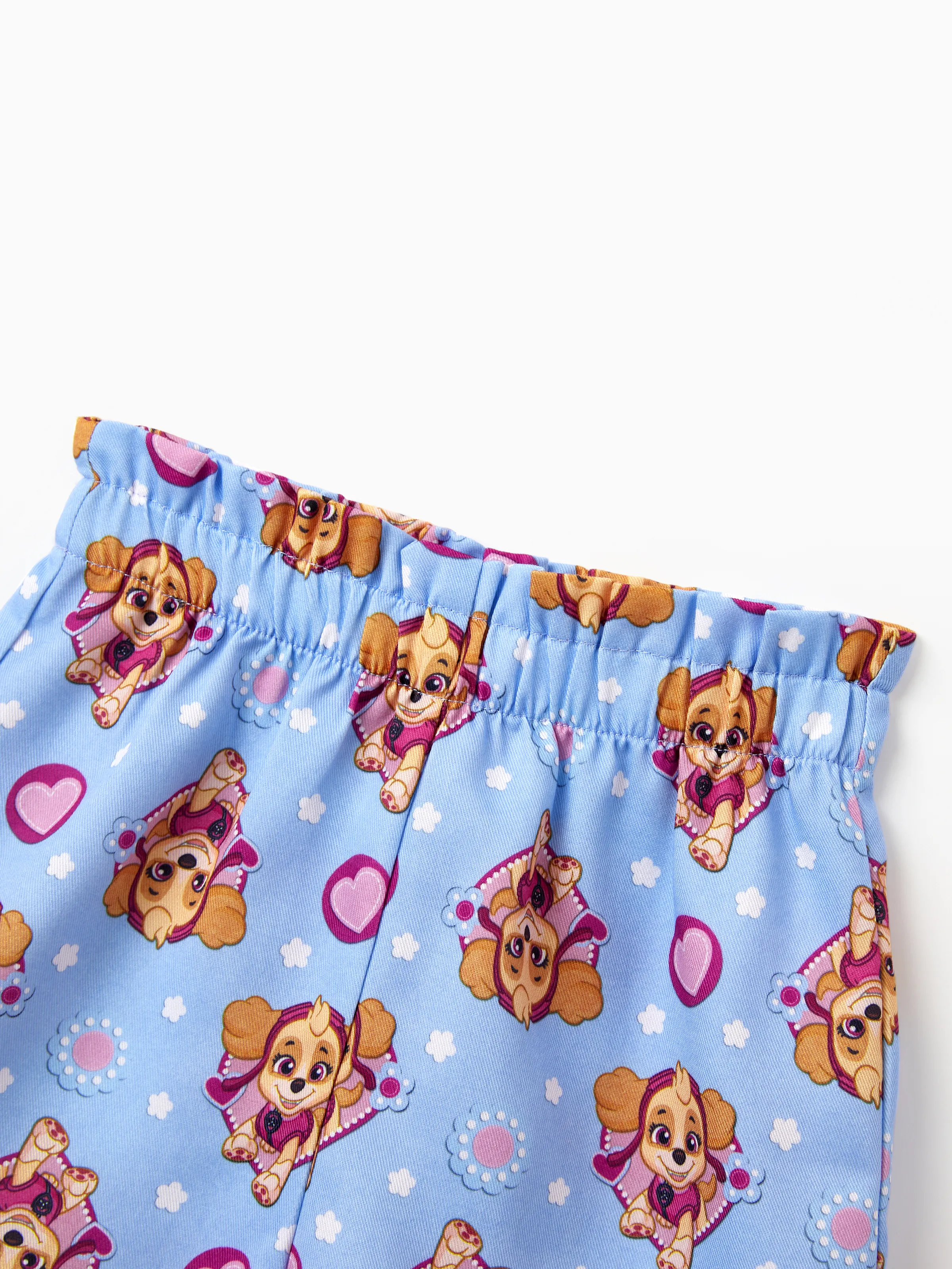 PAW Patrol Toddler Girl 2pcs Skye Cotton Top and Shorts Set  Pink - Image 11