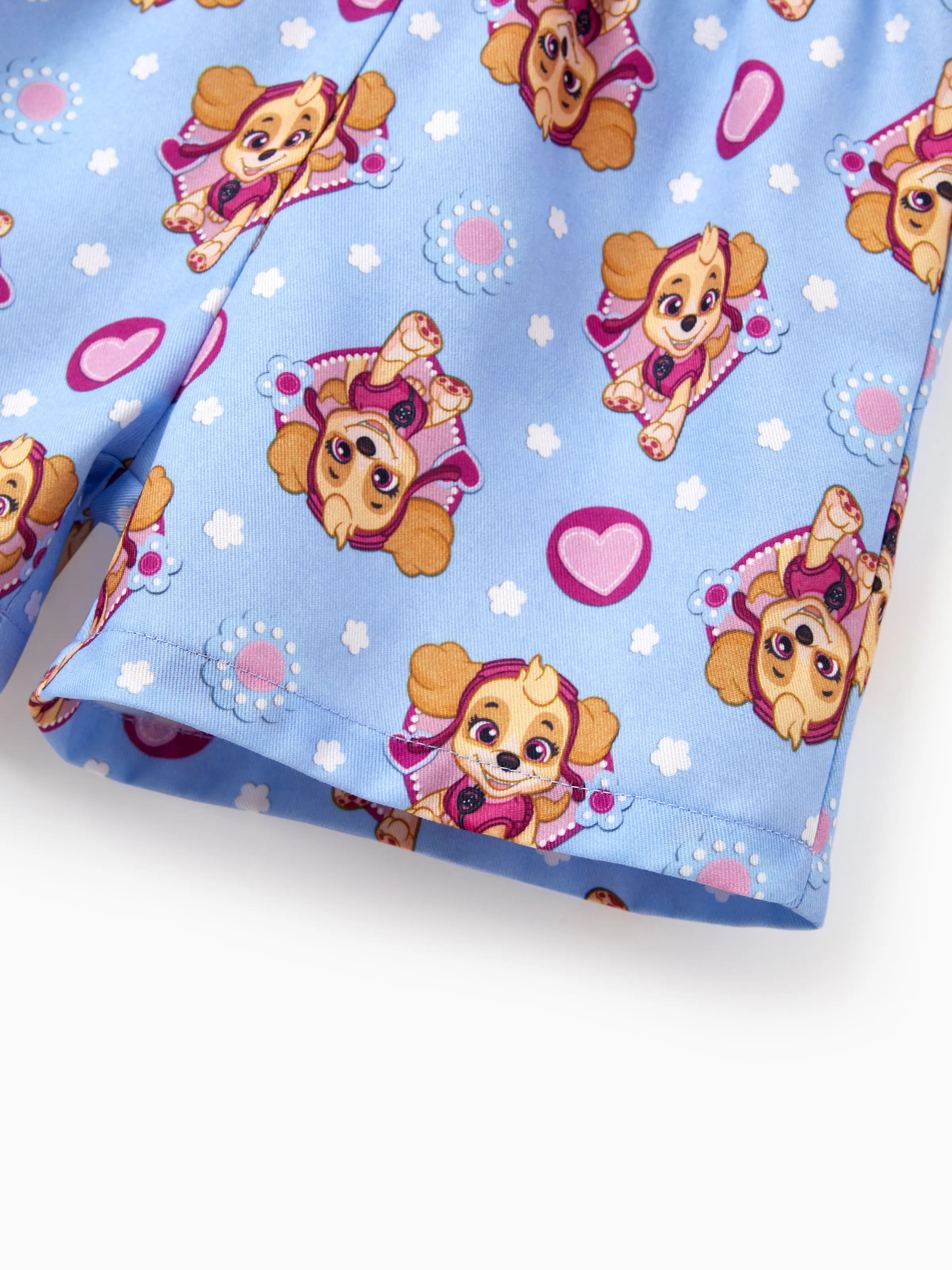 PAW Patrol Toddler Girl 2pcs Skye Cotton Top and Shorts Set  Pink - Image 12