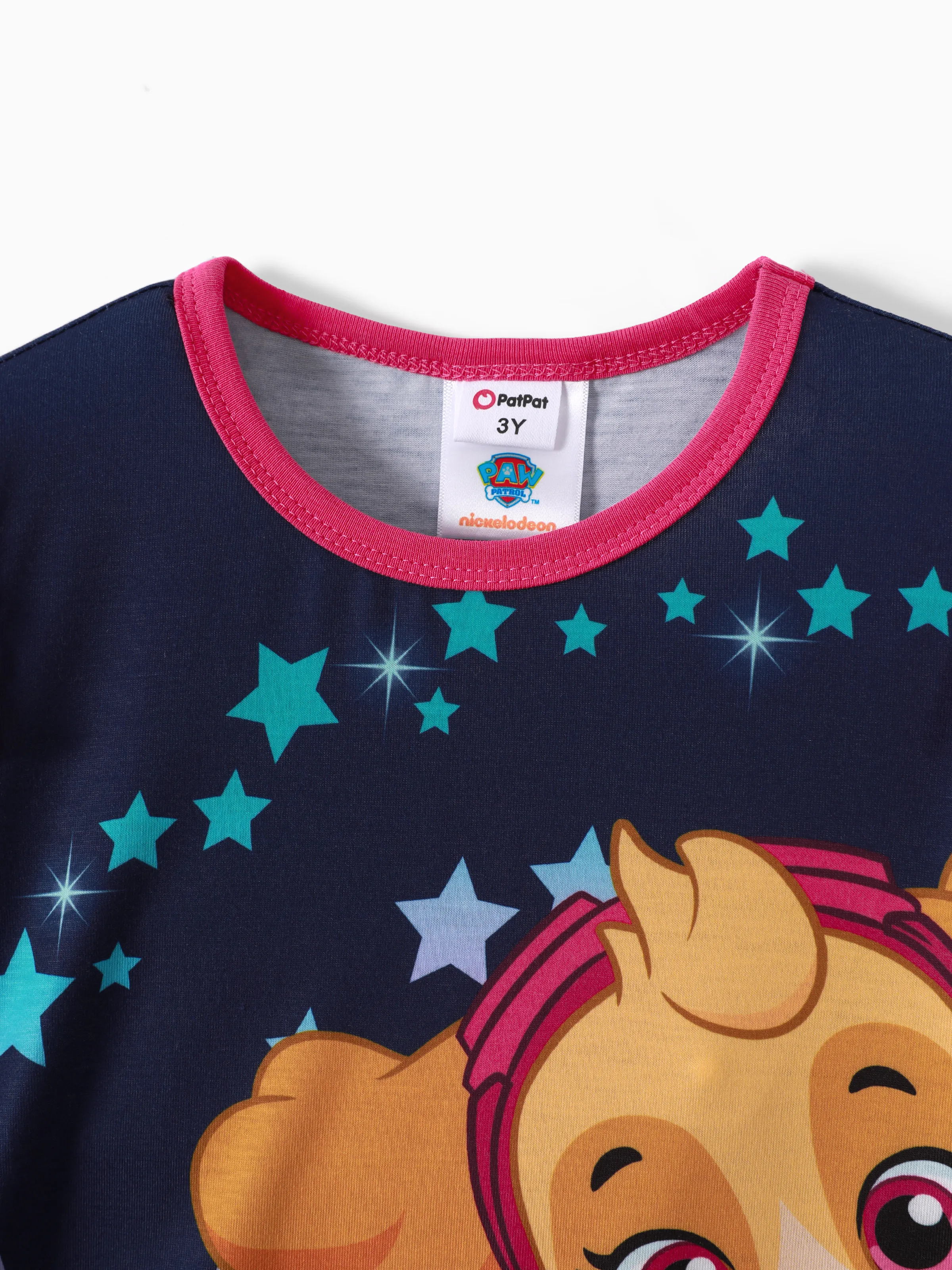 PAW Patrol Toddler Girl Skye Flounce Star Dress Dark Blue - Image 4