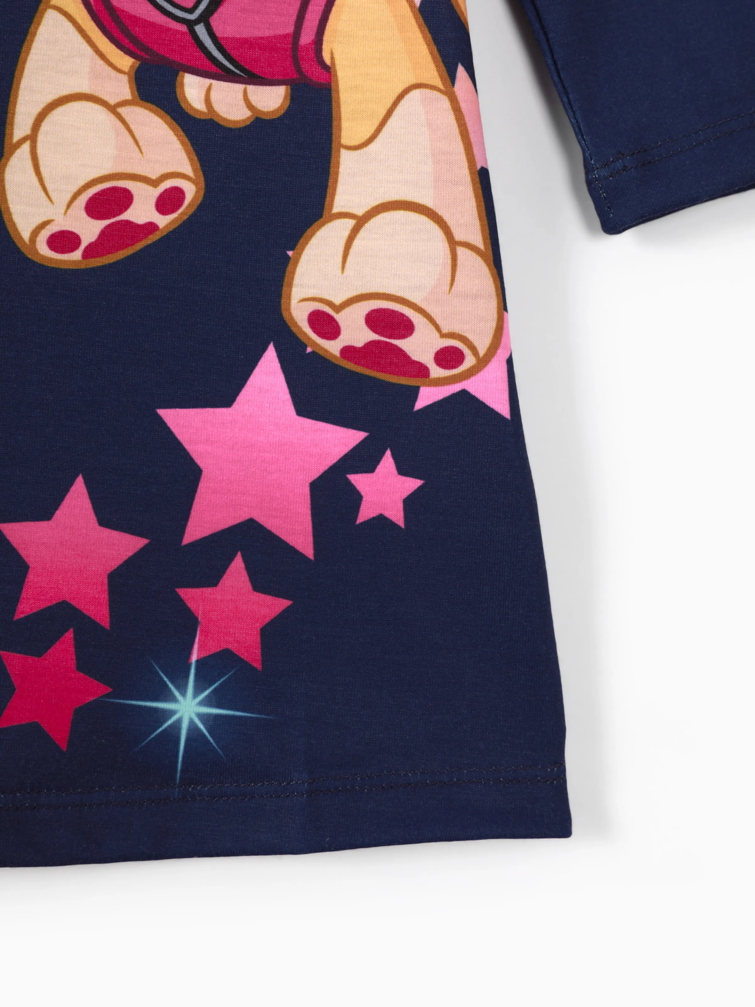 PAW Patrol Toddler Girl Skye Flounce Star Dress Dark Blue - Image 7