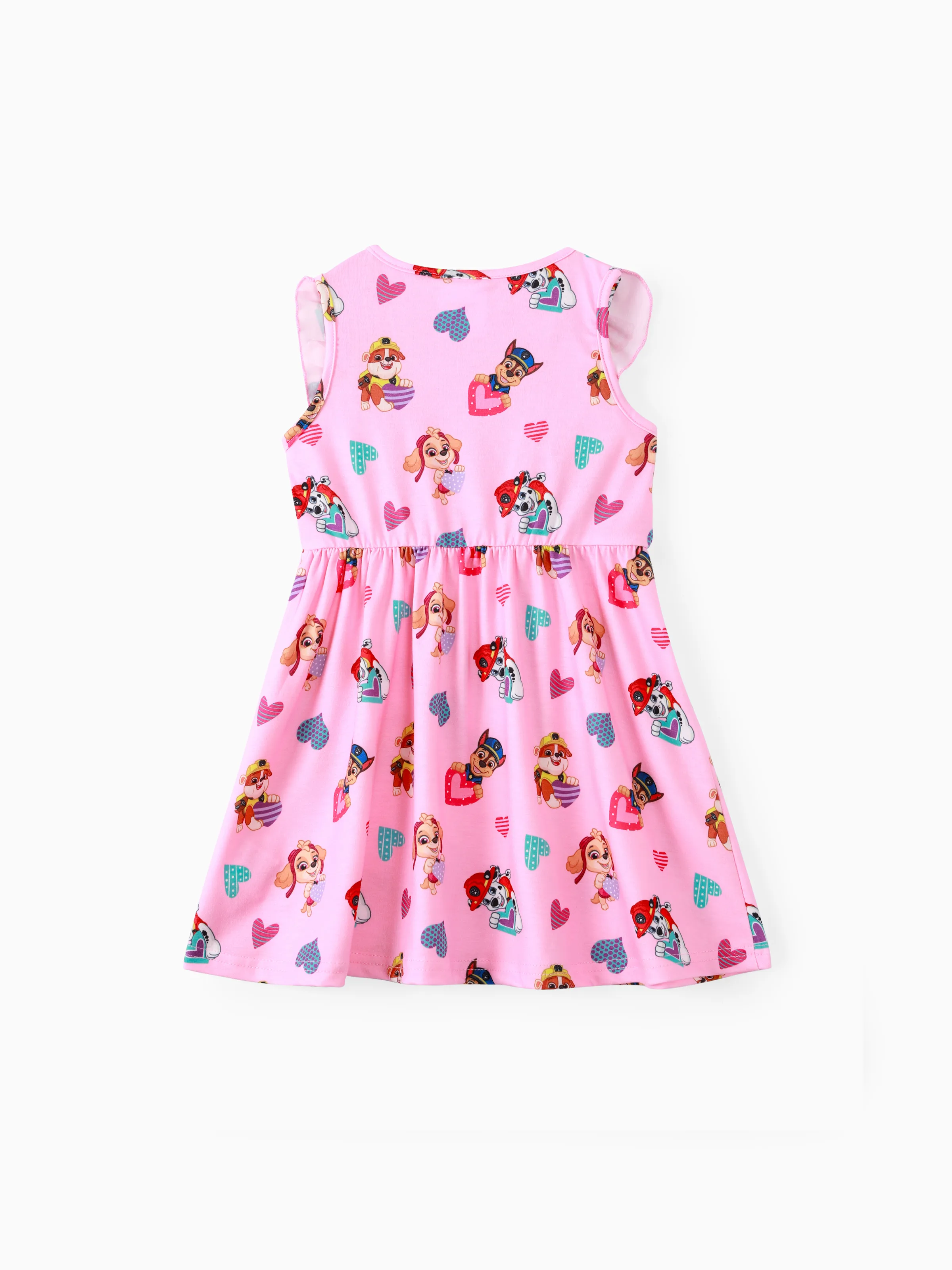 PAW Patrol Toddler Girl Skye Sleeveless Dress Pink - Image 3