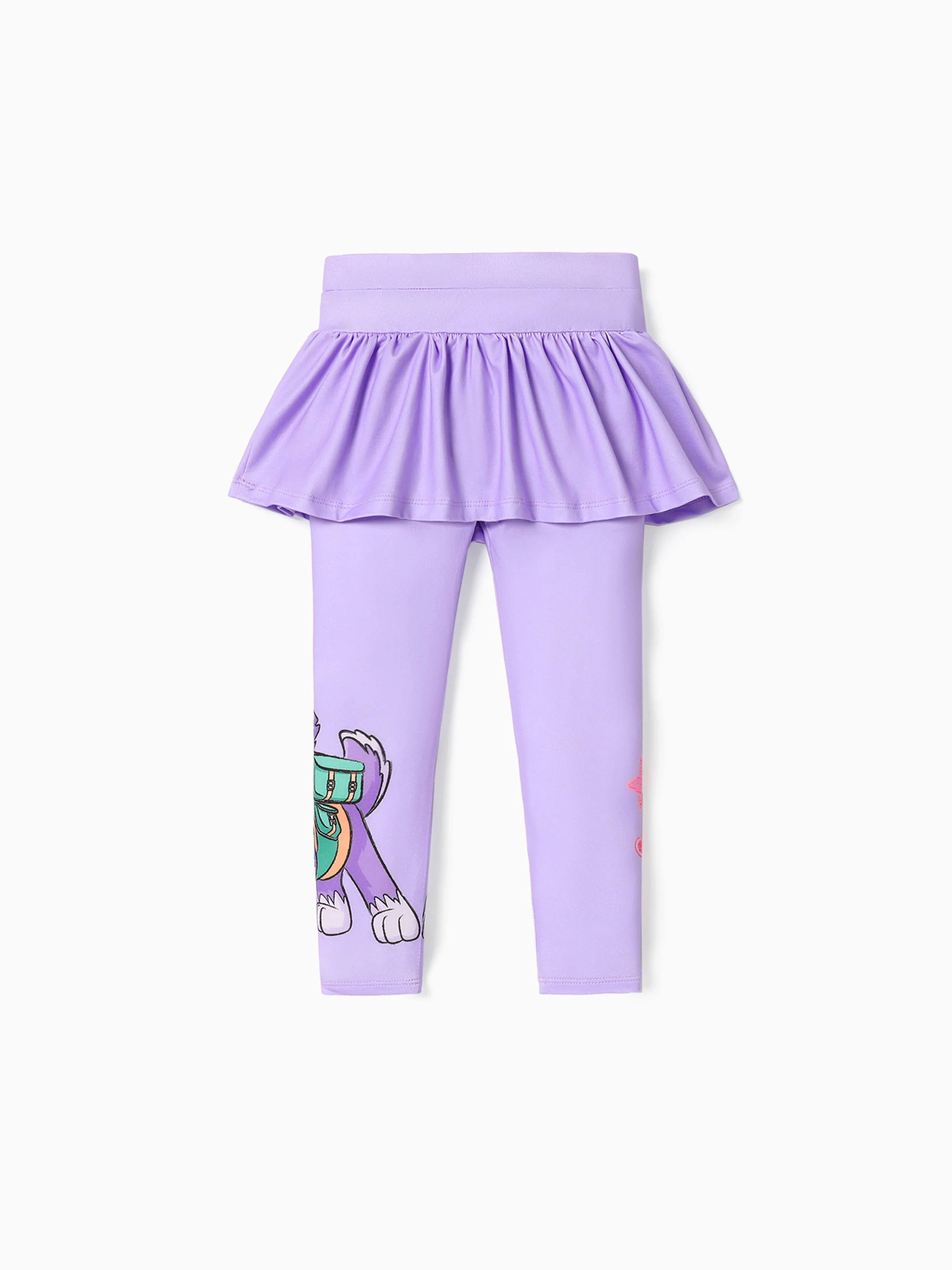 PAW Patrol Toddler Girl Everest Skirt Leggings Purple - Image 3