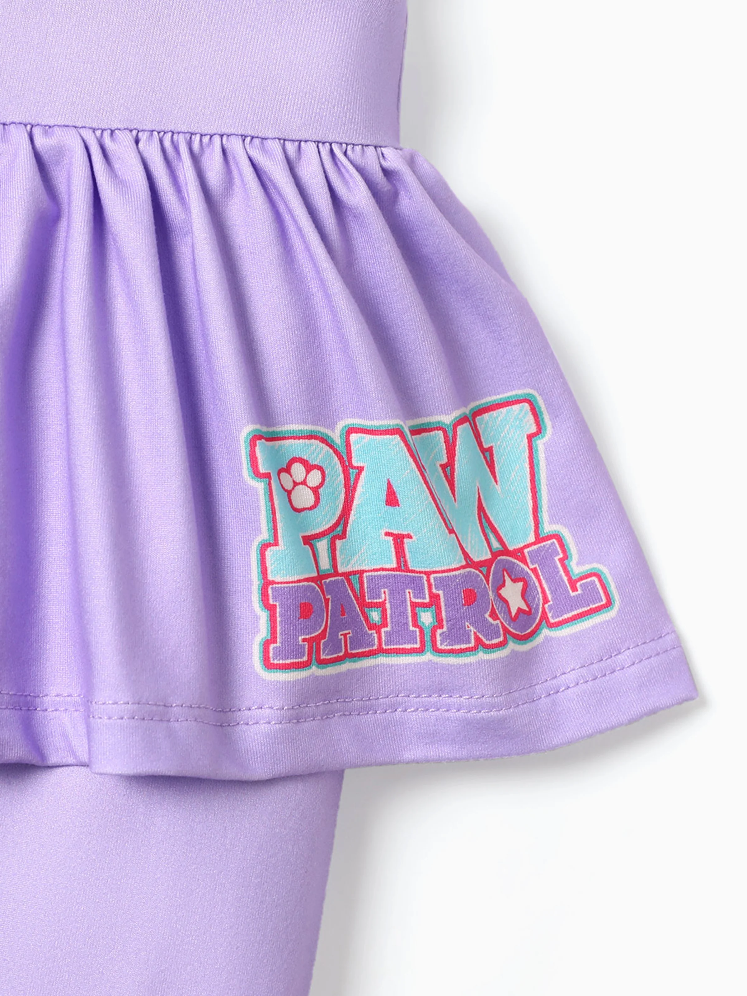 PAW Patrol Toddler Girl Everest Skirt Leggings Purple - Image 5