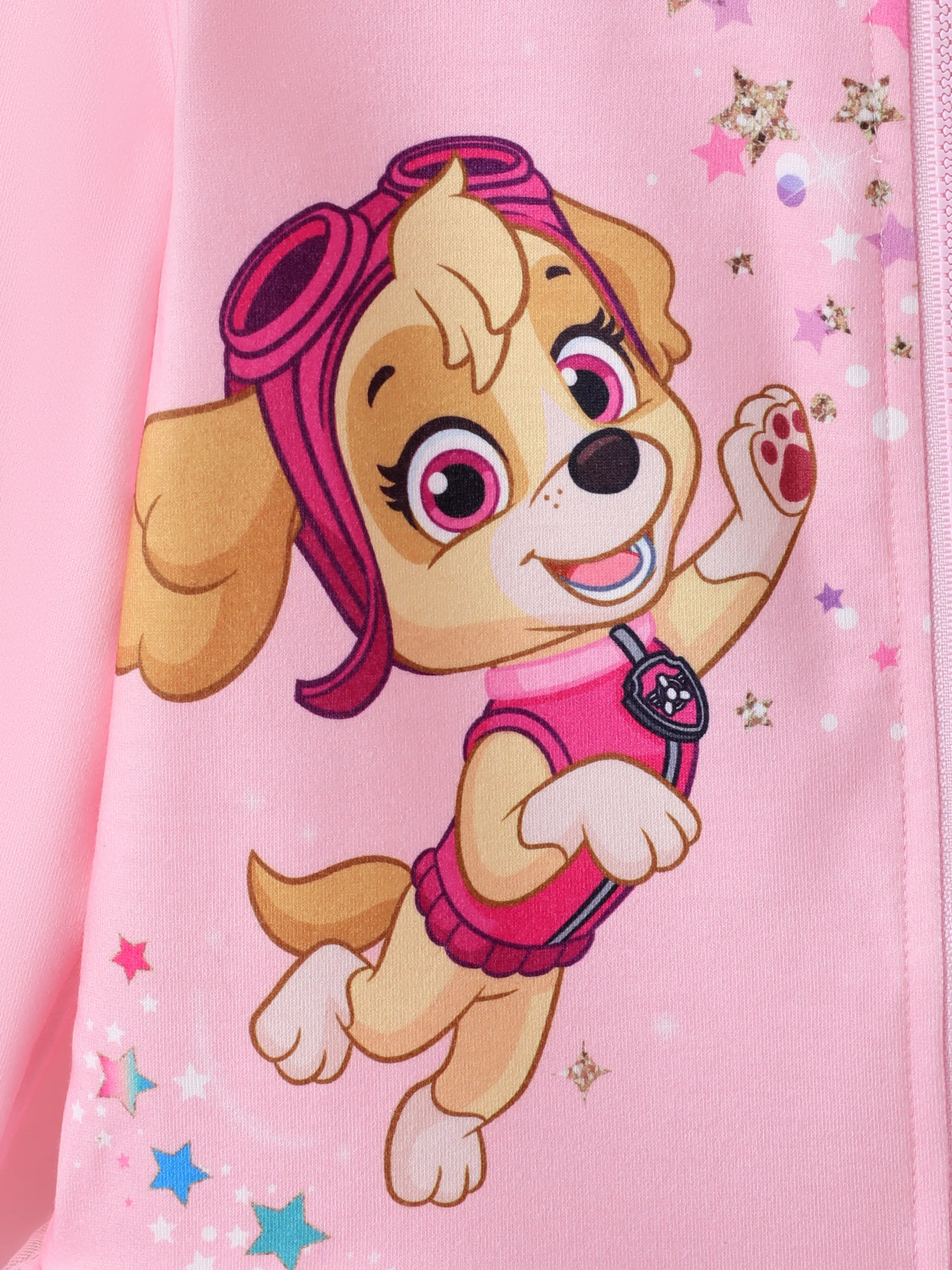 PAW Patrol Toddler Girl Skye Hooded Jacket Pink - Image 7