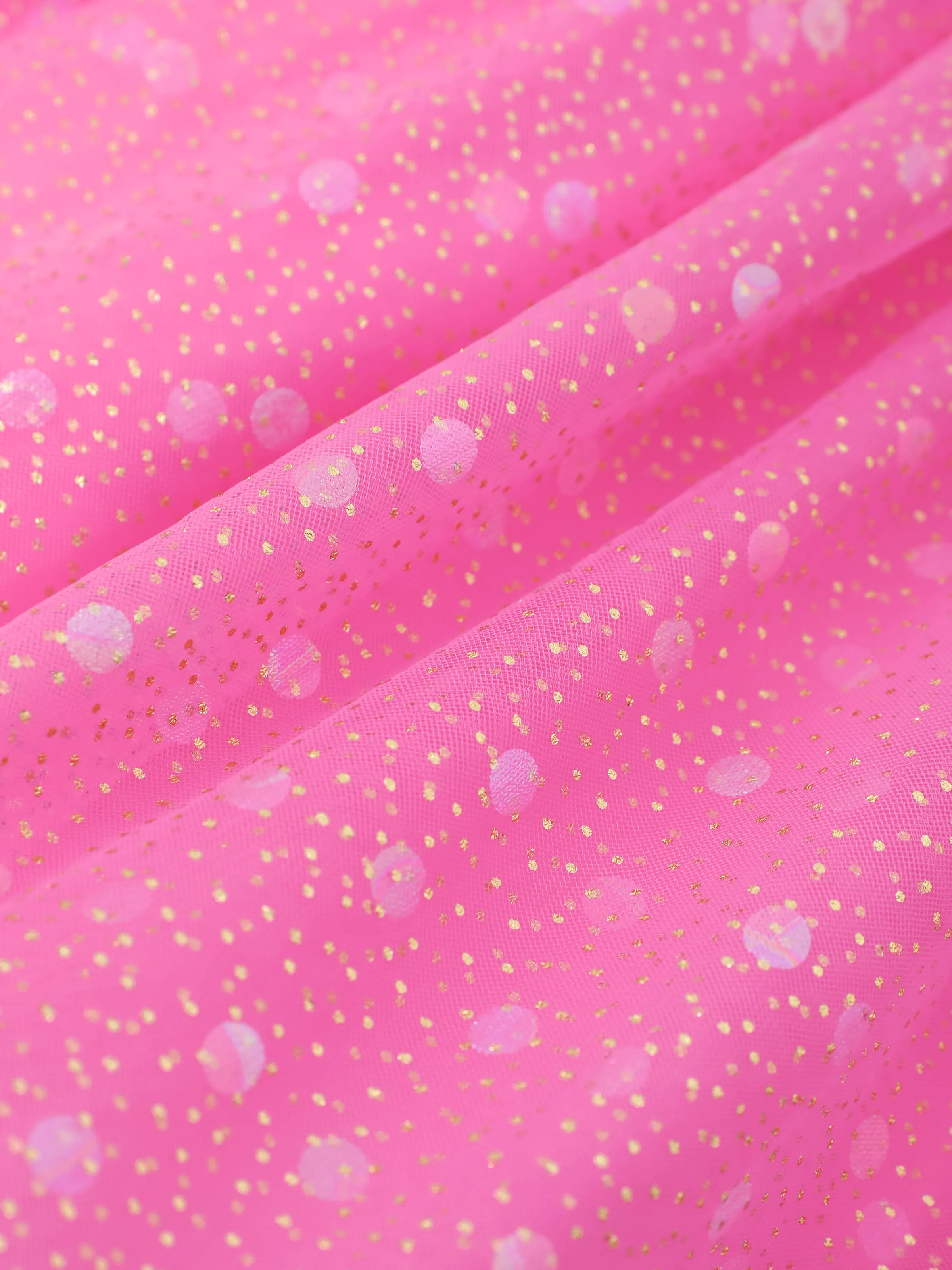 PAW Patrol Toddler Girl Skye & Liberty Sweet Ruffle-sleeve Mesh Dress Pink - Image 6