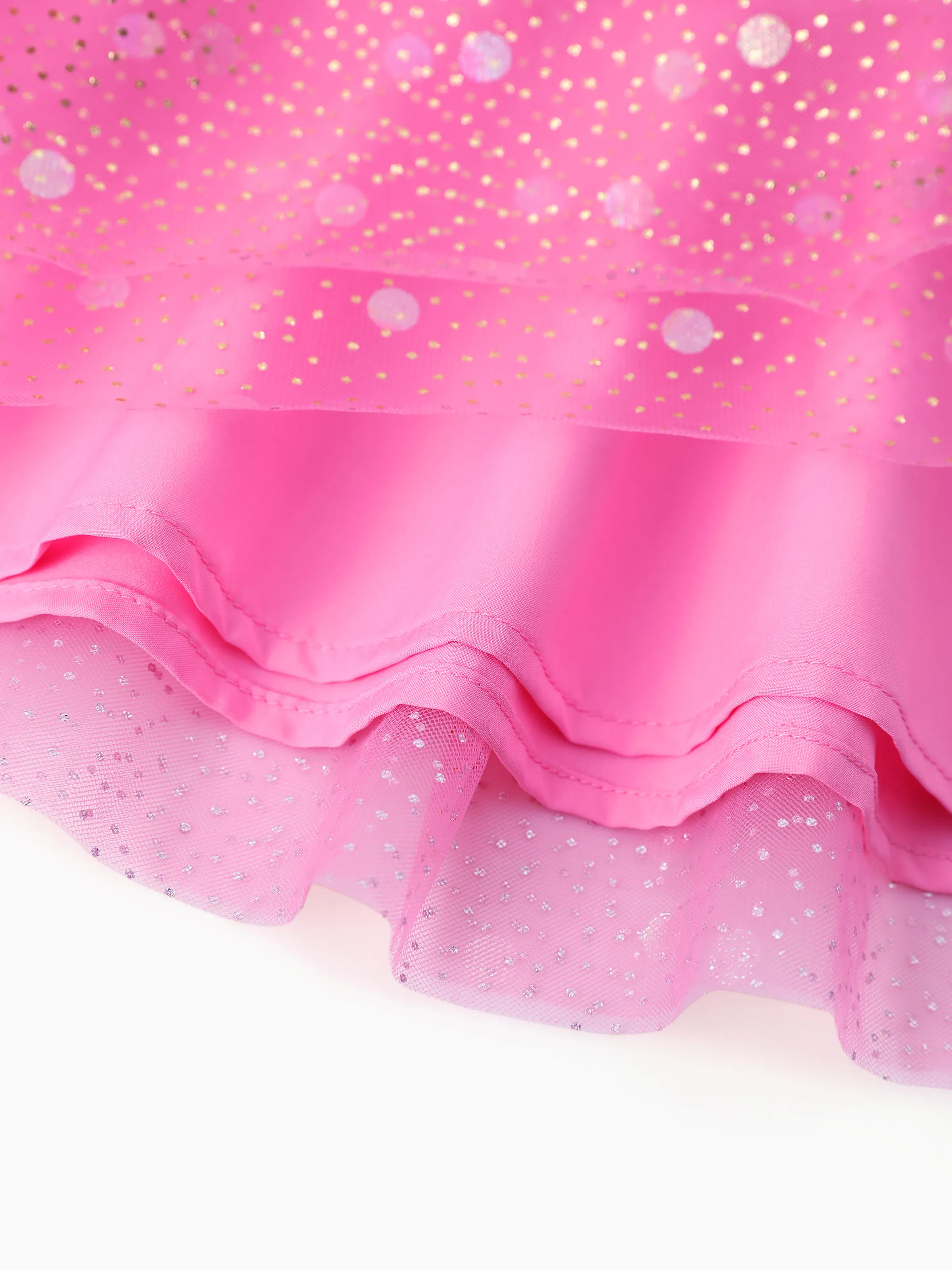 PAW Patrol Toddler Girl Skye & Liberty Sweet Ruffle-sleeve Mesh Dress Pink - Image 8