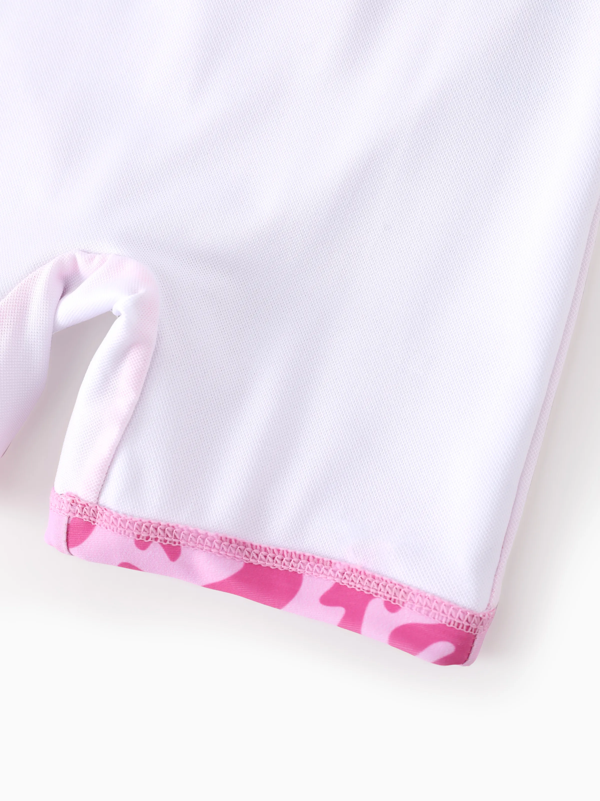 PAW Patrol Toddler Girl Skye UPF50+ Colorblock Swimsuit Hot Pink - Image 7