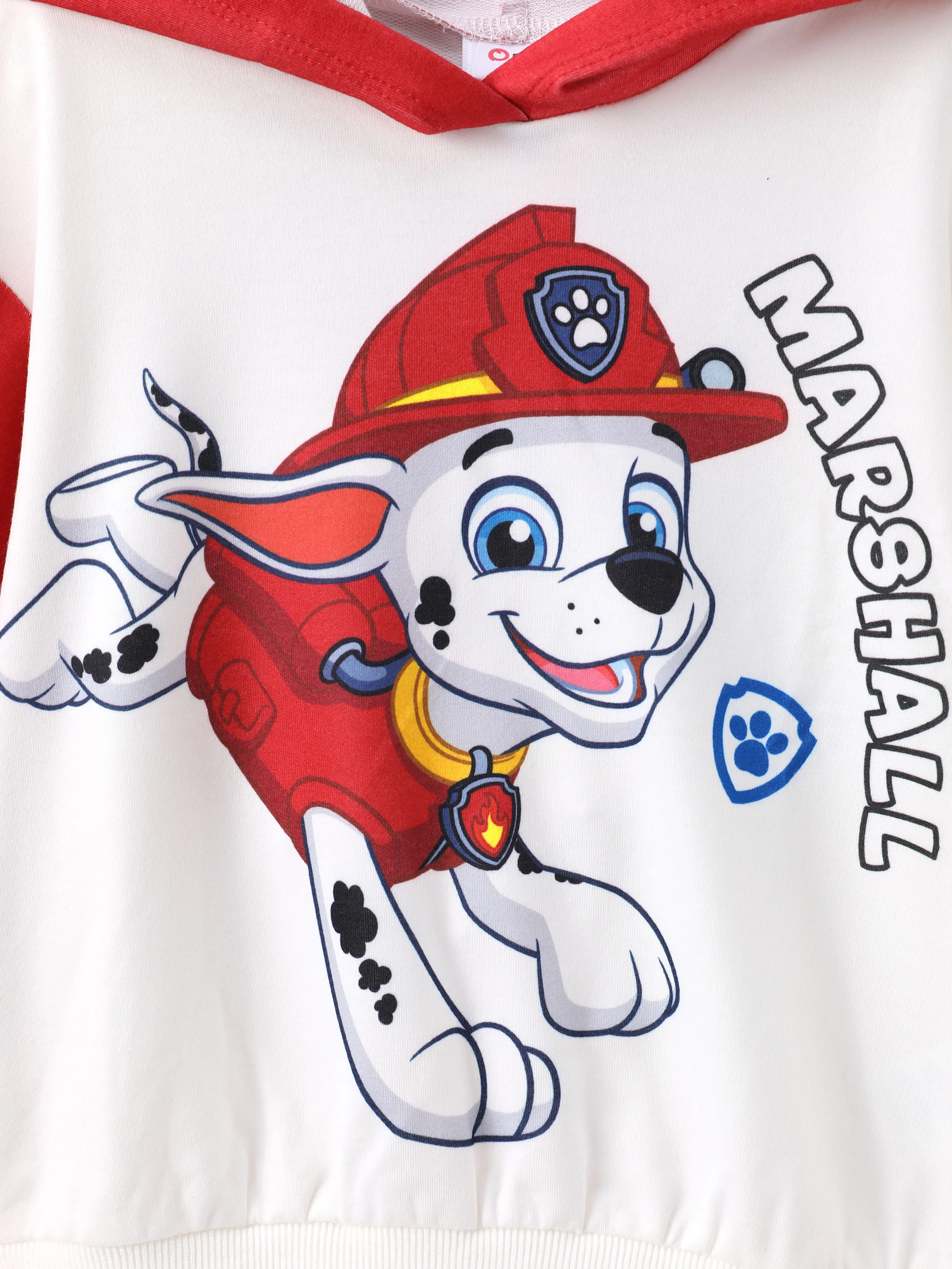 PAW Patrol Toddler Boy Marshall Colorblock Hoodie Red-2 - Image 3