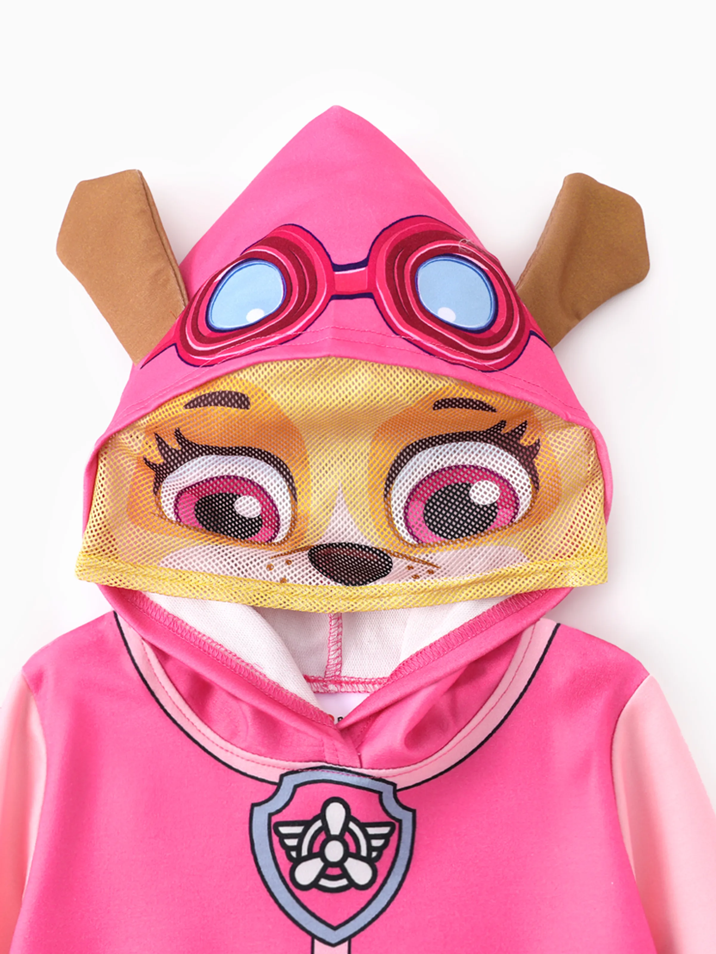 PAW Patrol Toddler Girl 1pc Skye Cosplay Hooded Sweatshirt Pink - Image 4