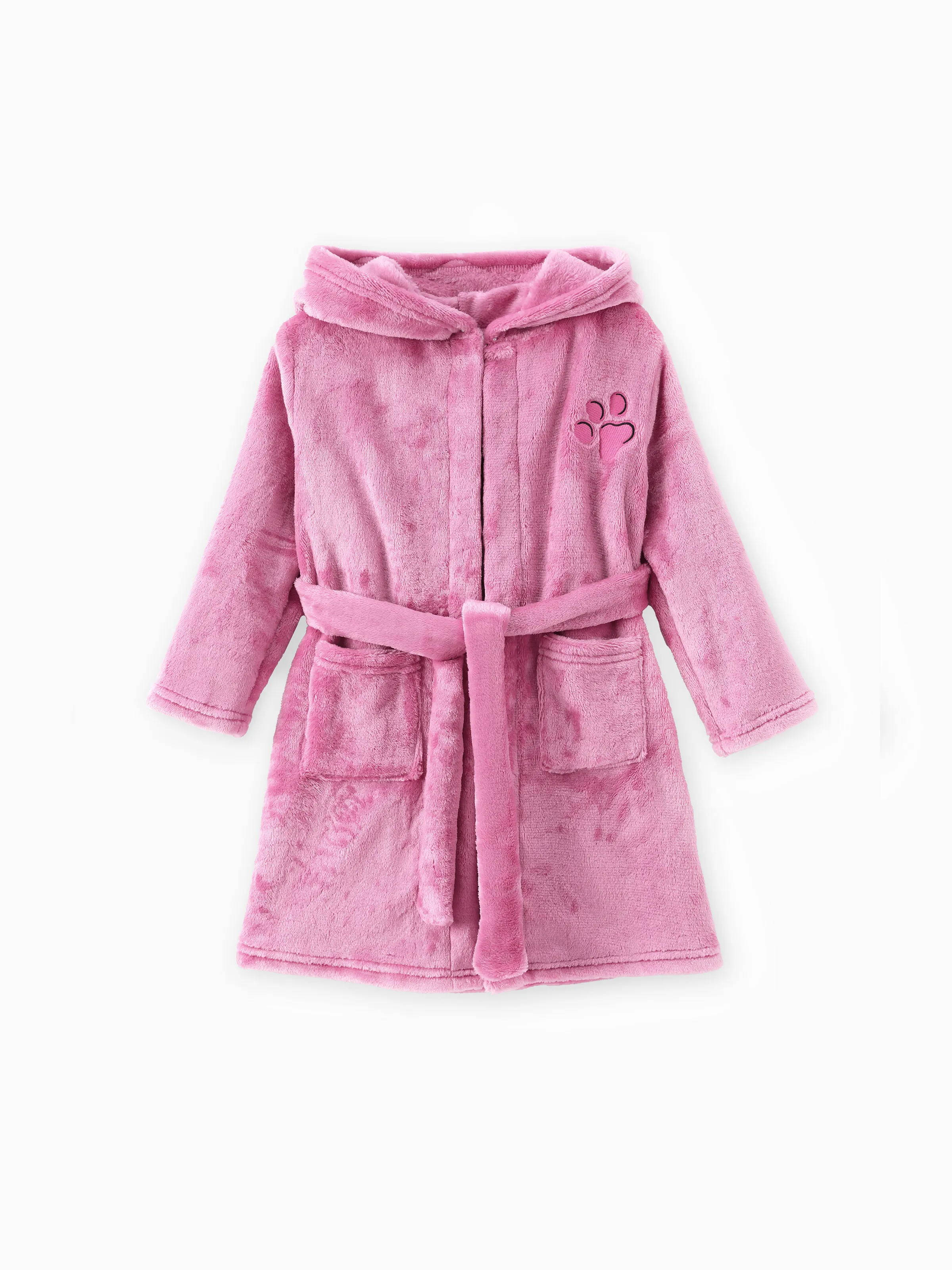 PAW Patrol Toddler Girl 1pc Skye Soft Fuzzy Hooded Coat Pink - Image 3