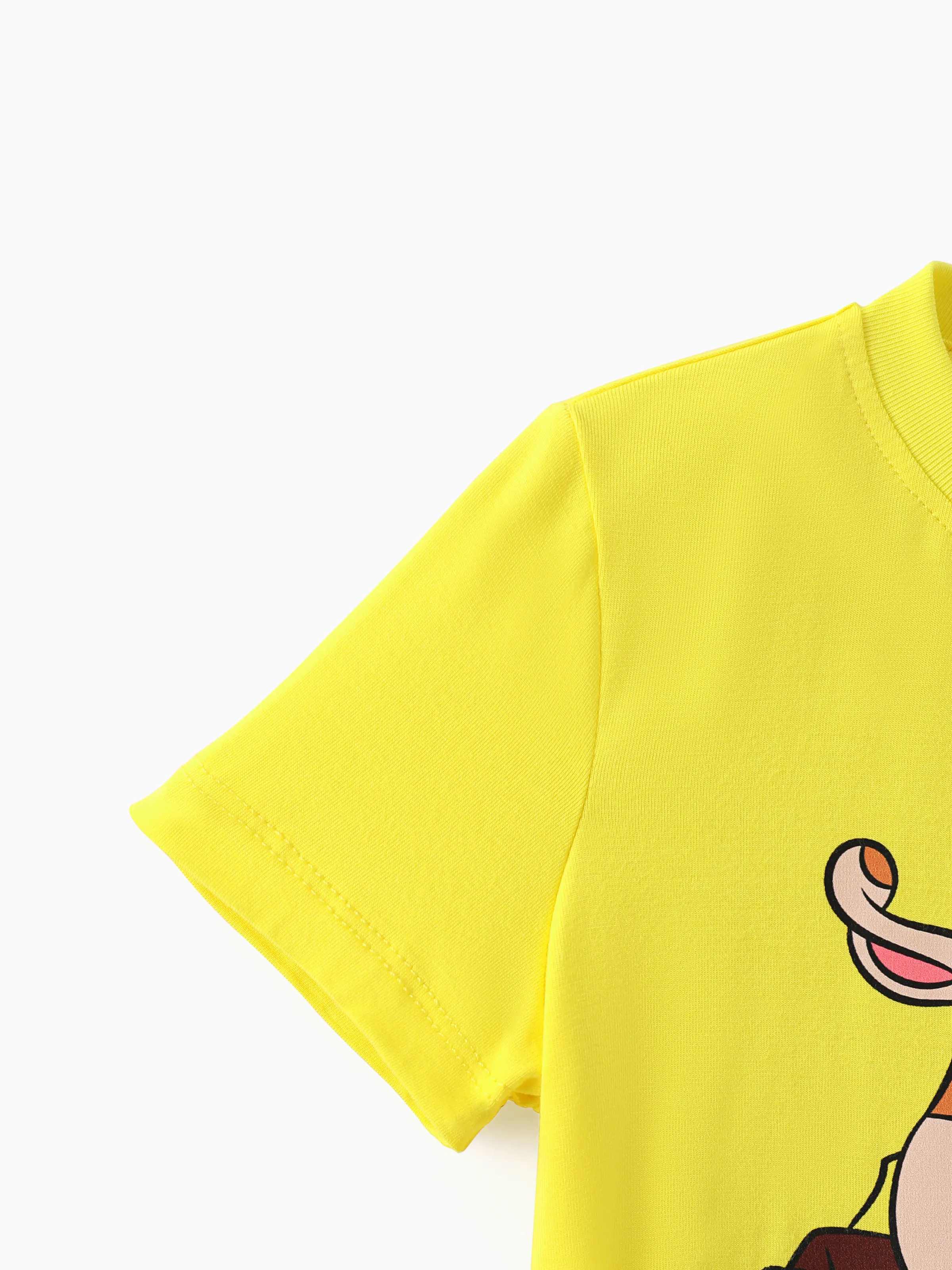 PAW Patrol Toddler Boy Rubble 94% Cotton Short-sleeve Tee Yellow - Image 5