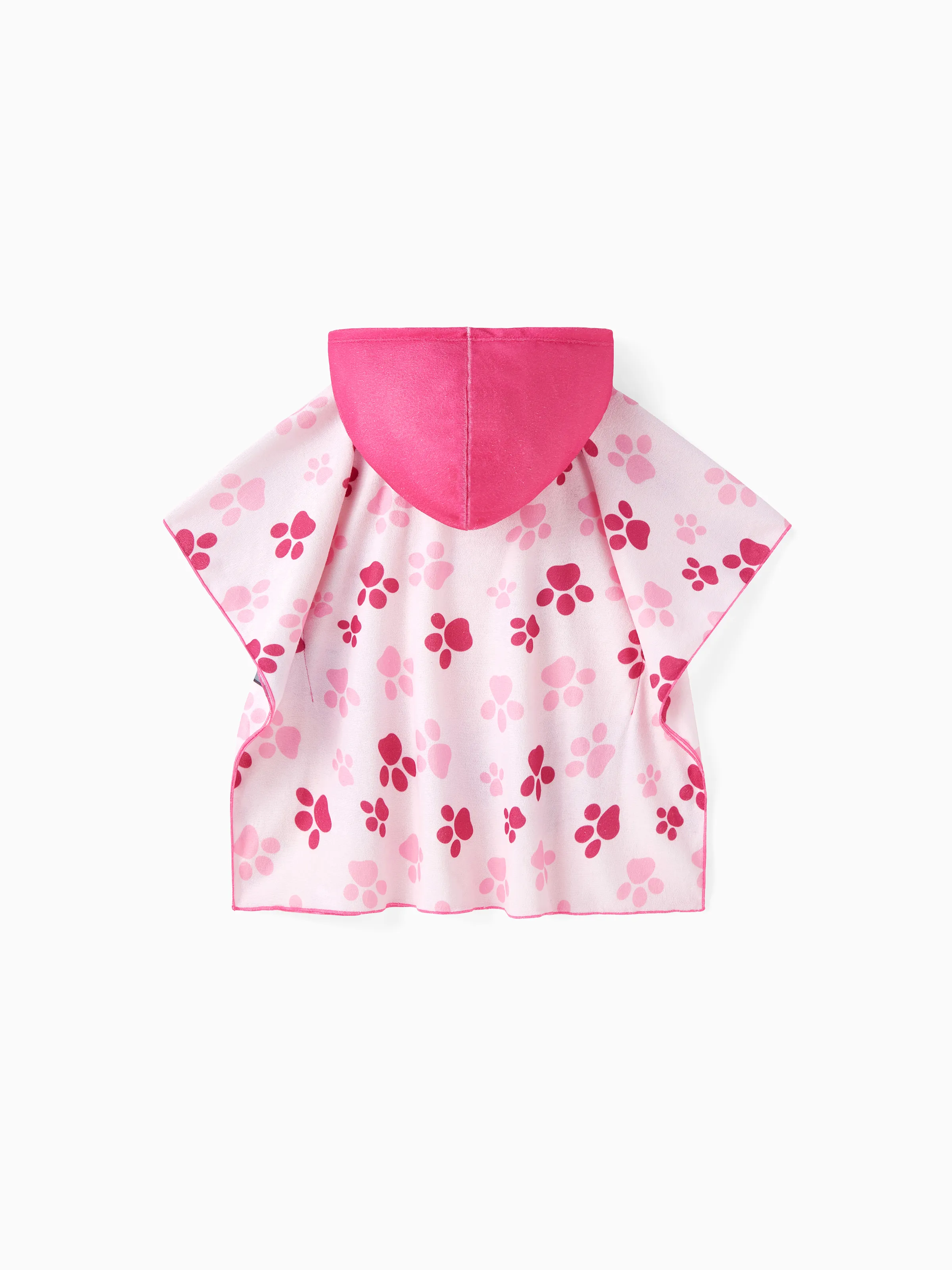 PAW Patrol Toddler Girl Skye Hooded Swimming Towel Pink - Image 3