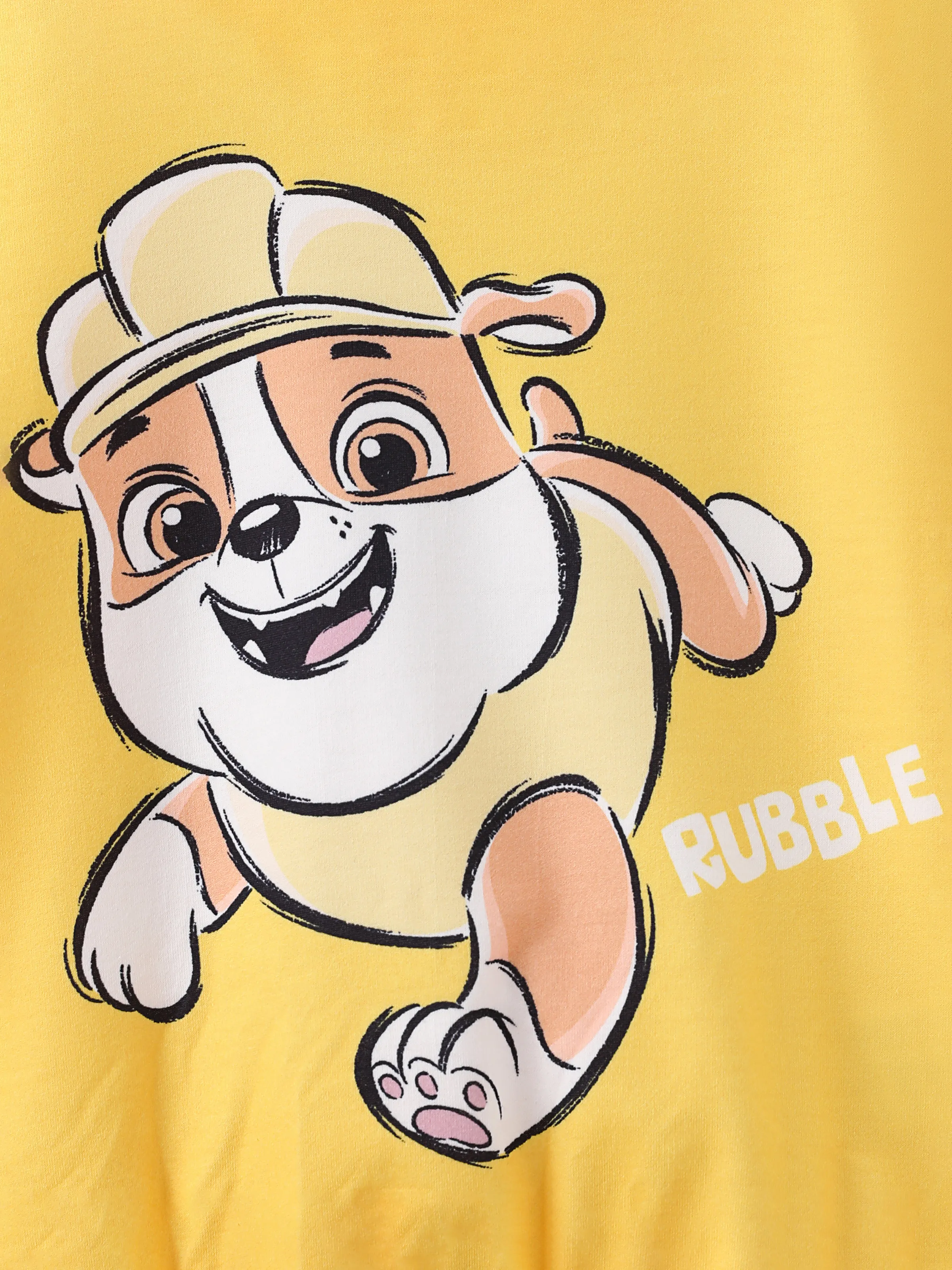 PAW Patrol Toddler Boy Rubble Sweatshirt Yellow - Image 5