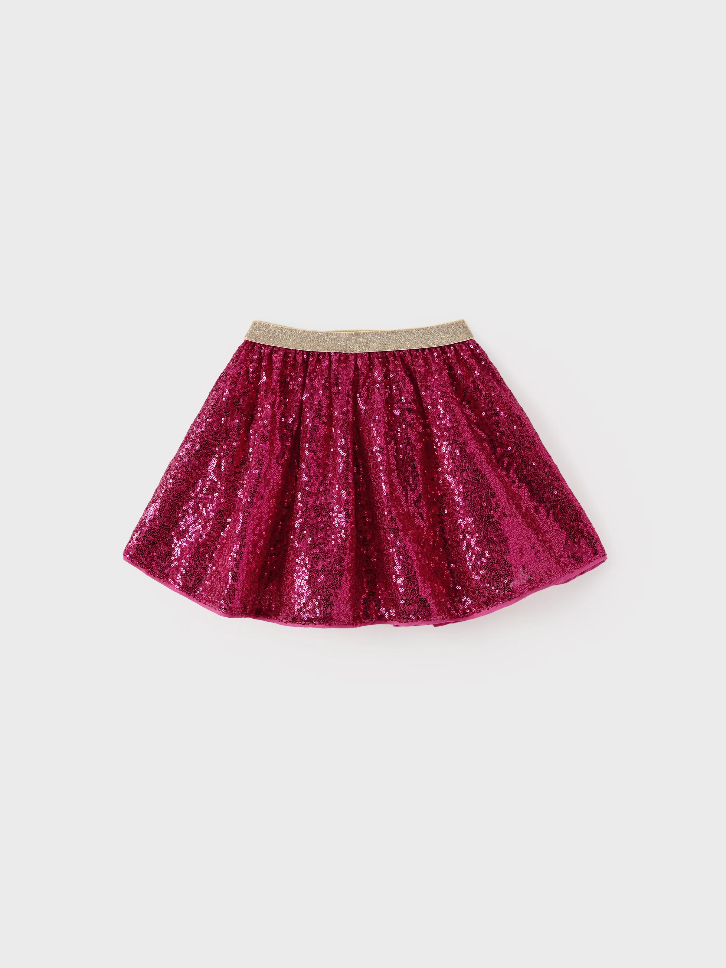 Peppa Pig Toddler Girl 2pcs Strawberry Donuts Flutter Long-sleeve T-shirt with Skirt Set Sequins Pink - Image 4
