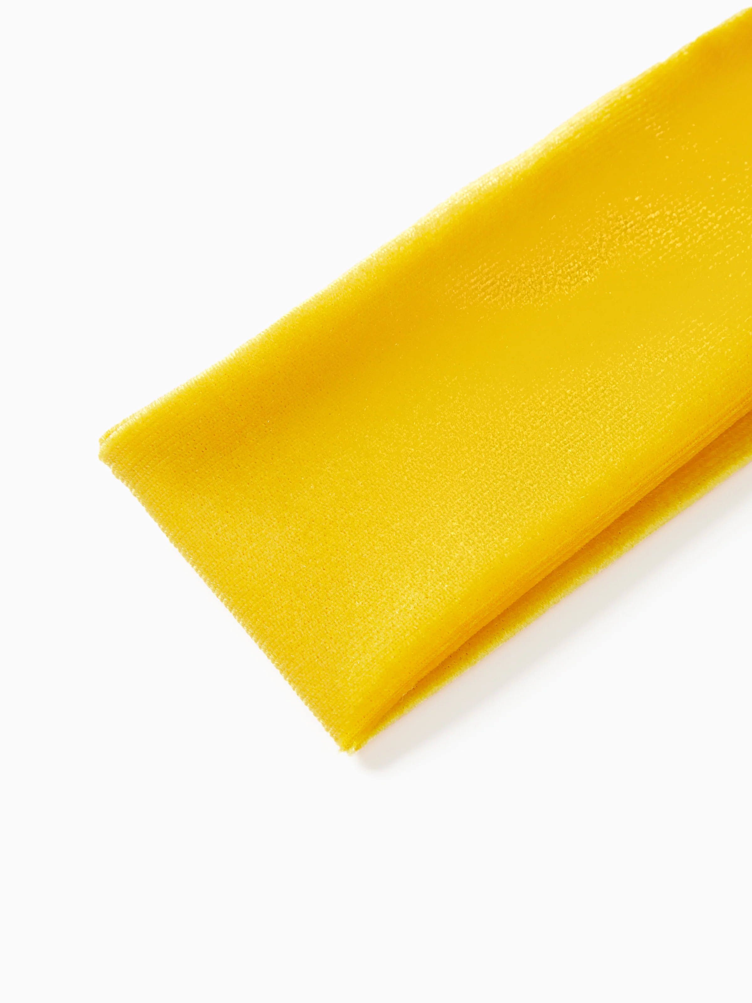 Solid Color Bowknot Headbands for Girls Yellow - Image 5