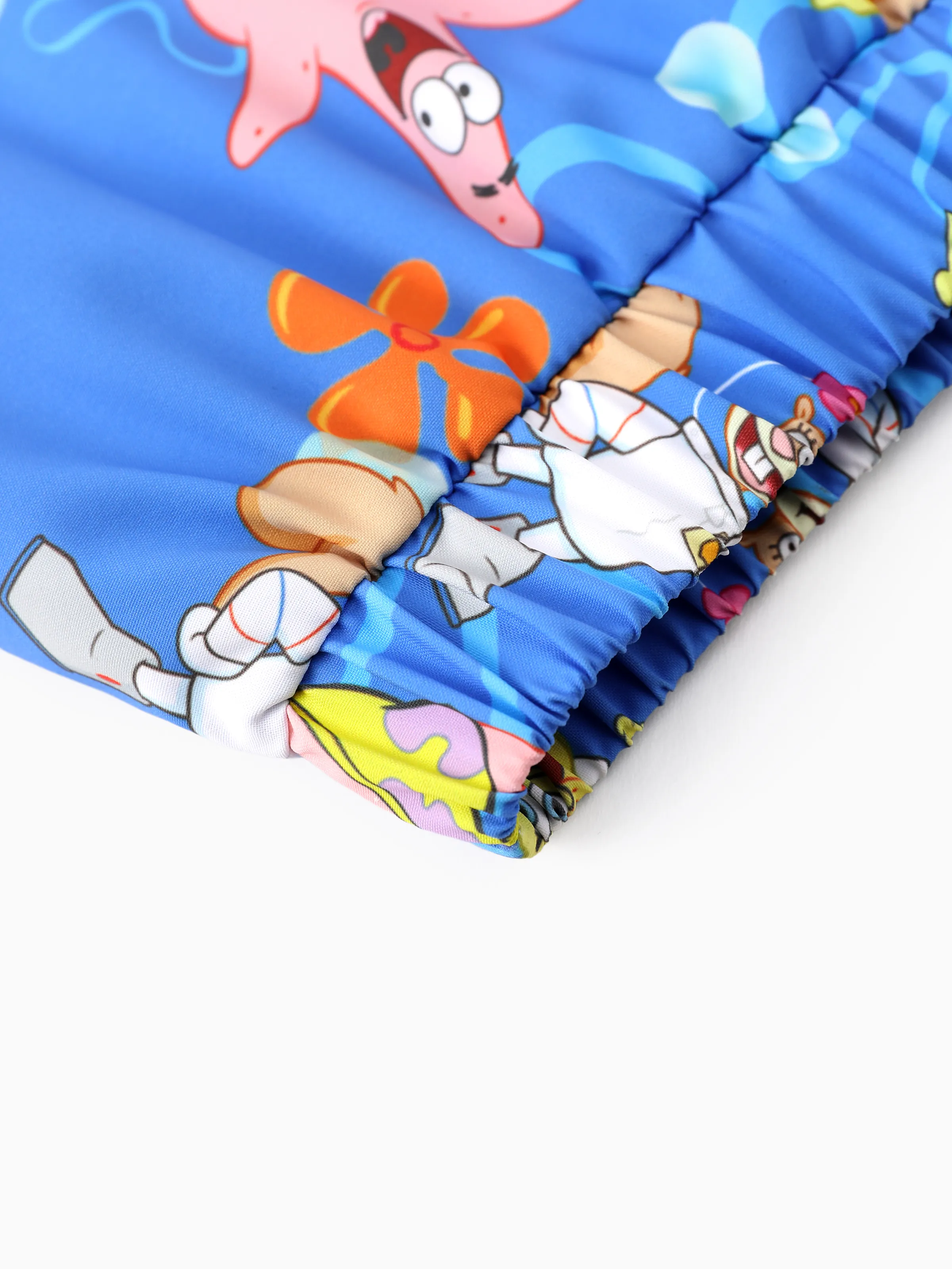 SpongeBob SquarePants Toddler/Kid Boy 2pcs UPF50+ Sea Life Print Tops and Trunks Swimsuit  Blue - Image 8