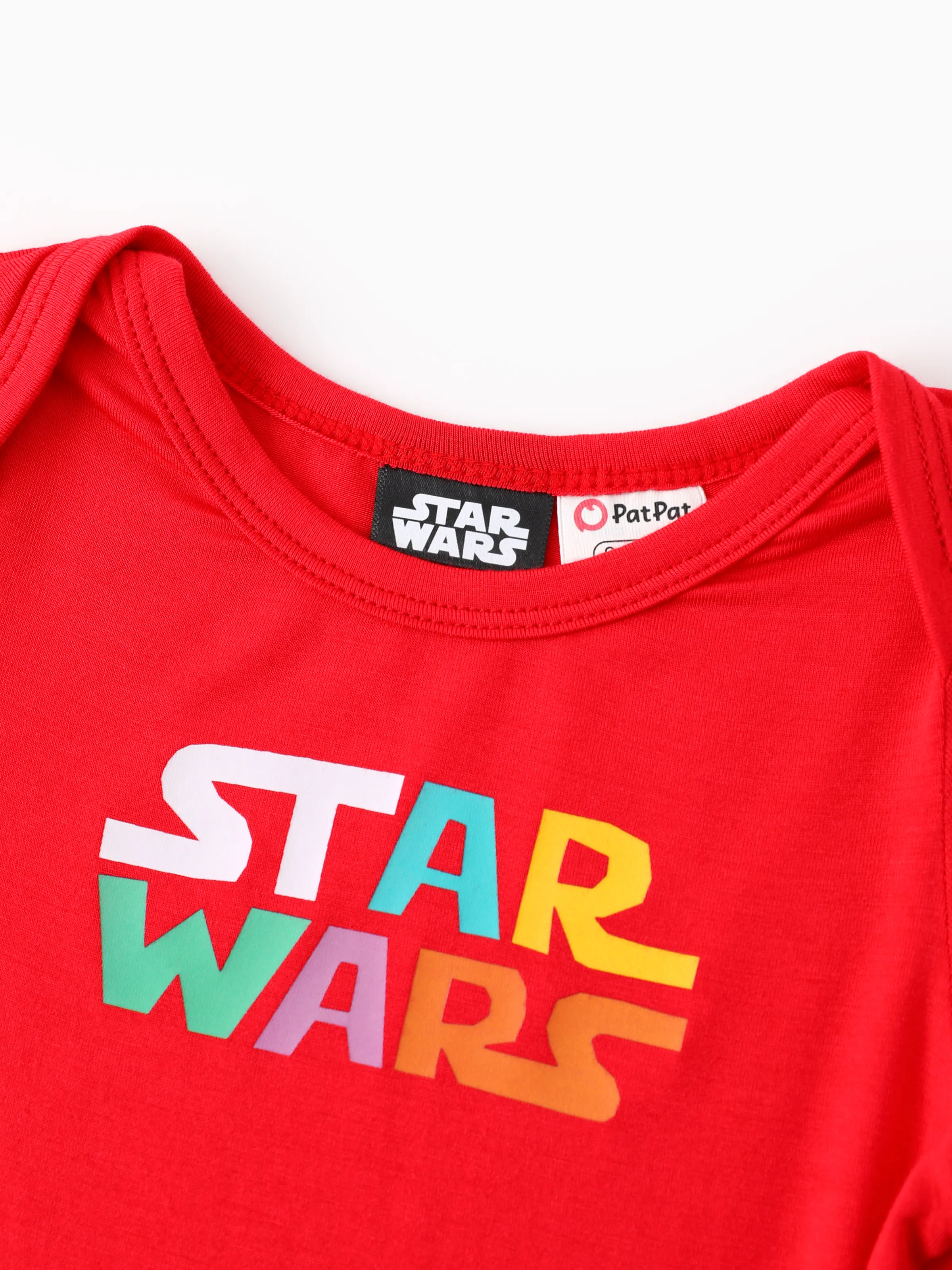 Star Wars Baby Boy 3pcs Childlike Round Neckline Longsleeves Rompers Multi-color - Image 15